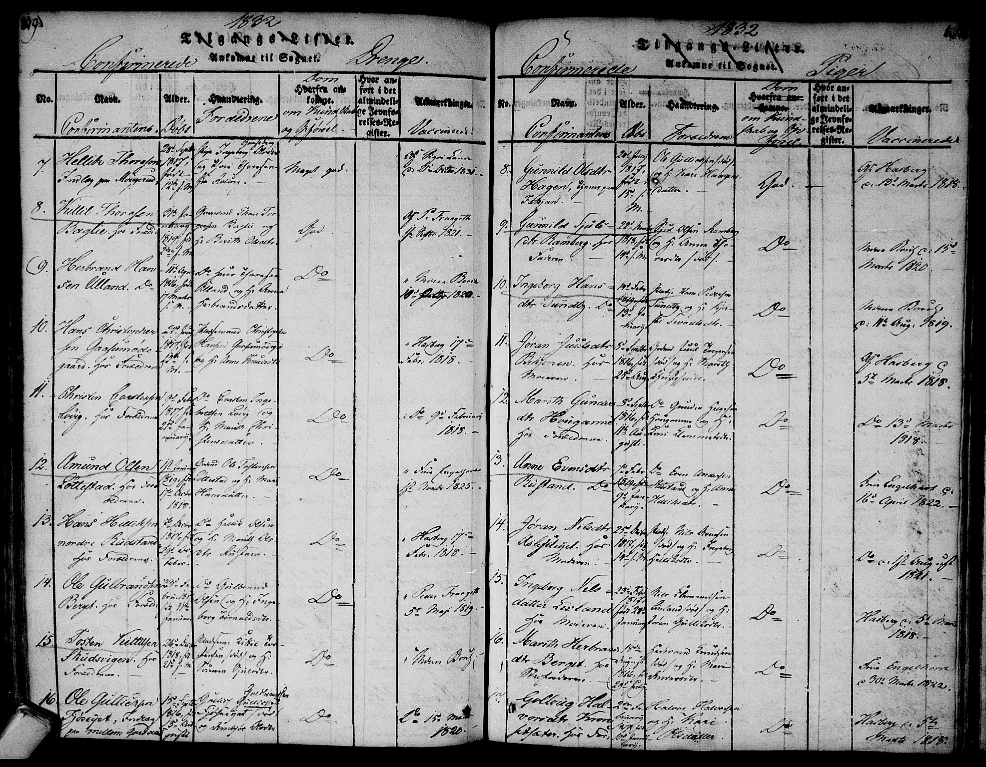 Flesberg kirkebøker, AV/SAKO-A-18/F/Fa/L0005: Parish register (official) no. I 5, 1816-1834, p. 619-620