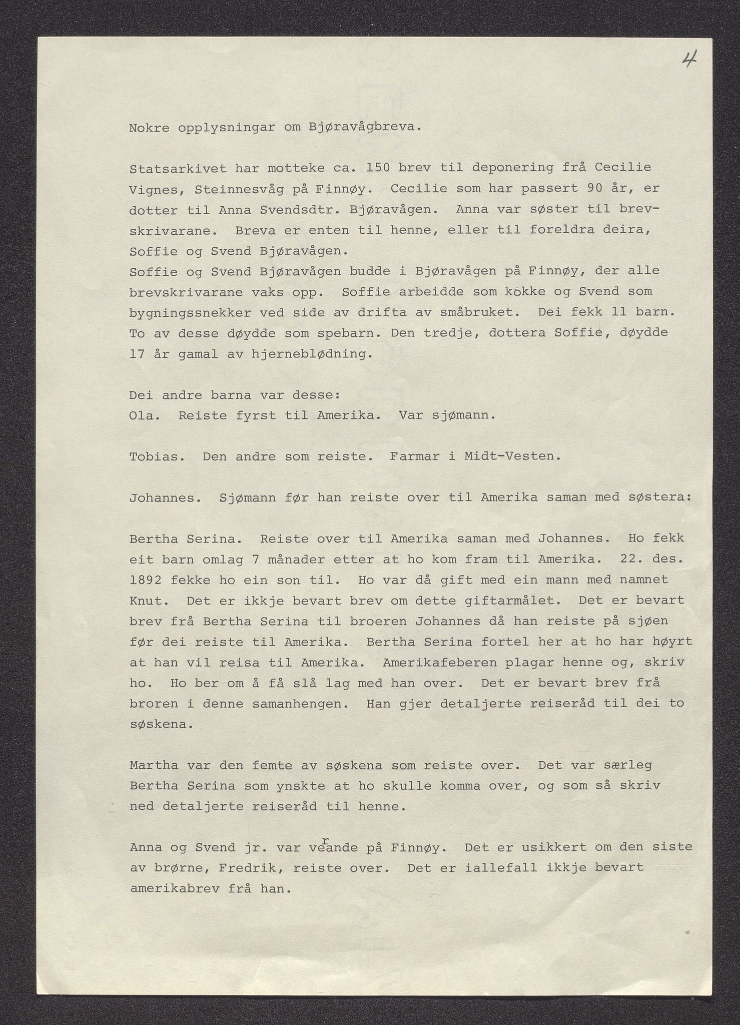 Pa 0273 - Amerikabrev fra Bjøravågen, AV/SAST-A-100411/Y/Ya/L0001: Brev, 1871-1930, p. 4