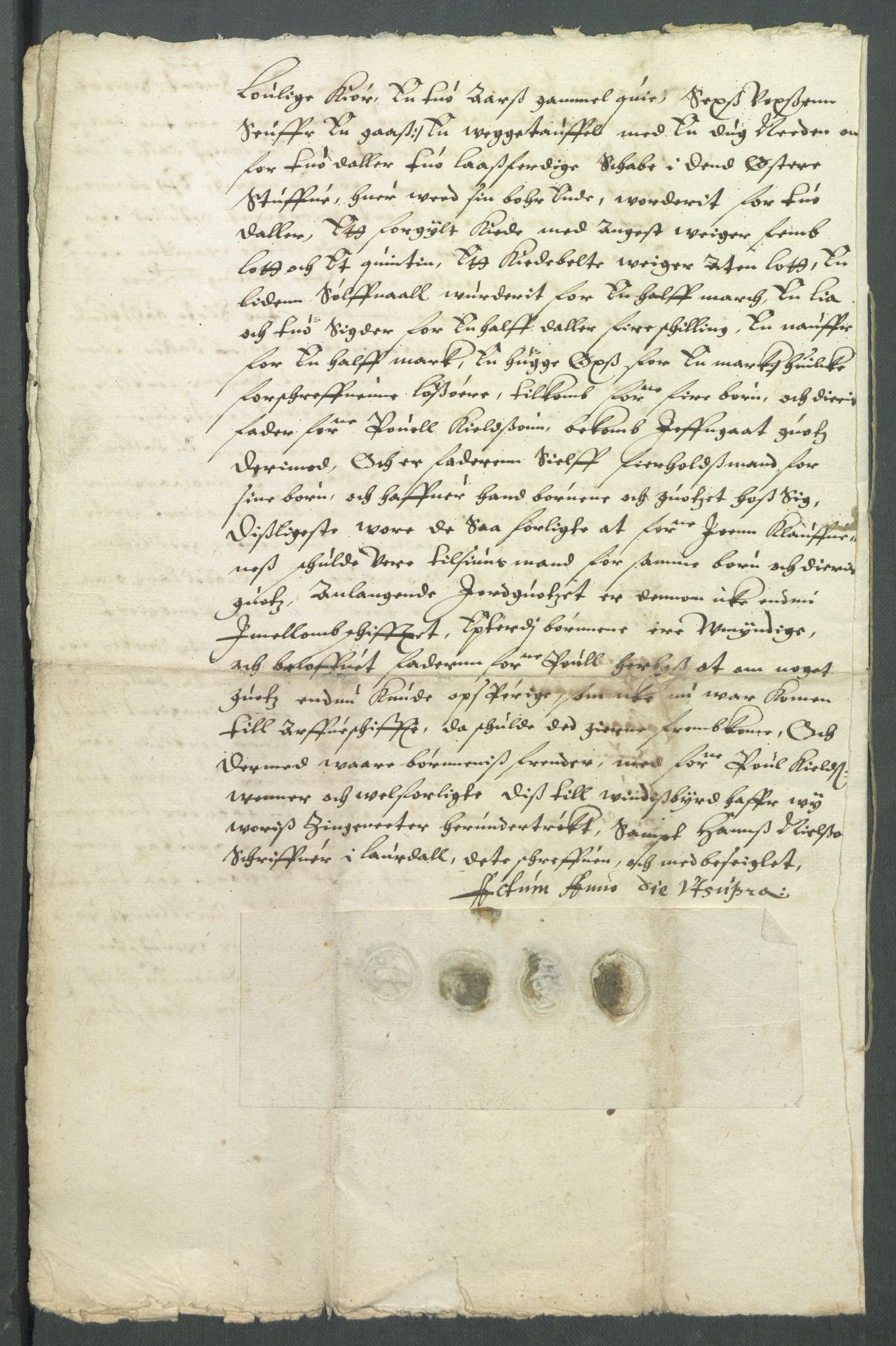 Riksarkivets diplomsamling, AV/RA-EA-5965/F02/L0143: Dokumenter, 1632, p. 26