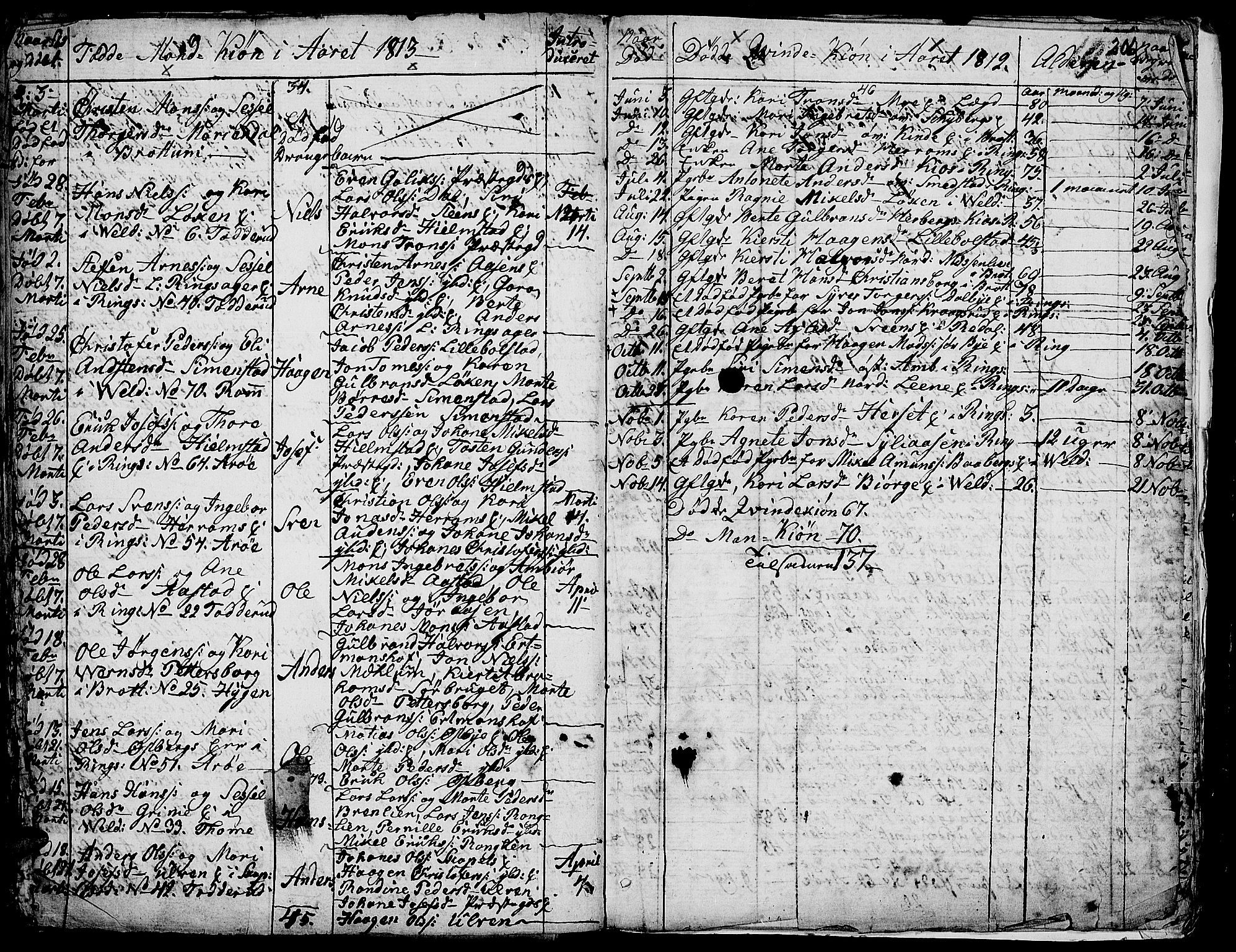 Ringsaker prestekontor, AV/SAH-PREST-014/K/Ka/L0004: Parish register (official) no. 4, 1799-1814, p. 206