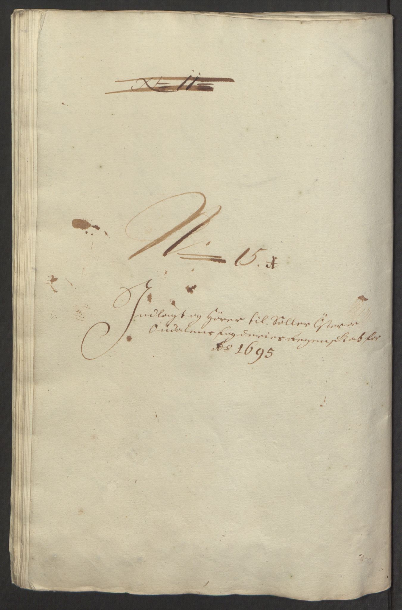 Rentekammeret inntil 1814, Reviderte regnskaper, Fogderegnskap, RA/EA-4092/R13/L0833: Fogderegnskap Solør, Odal og Østerdal, 1695, p. 233