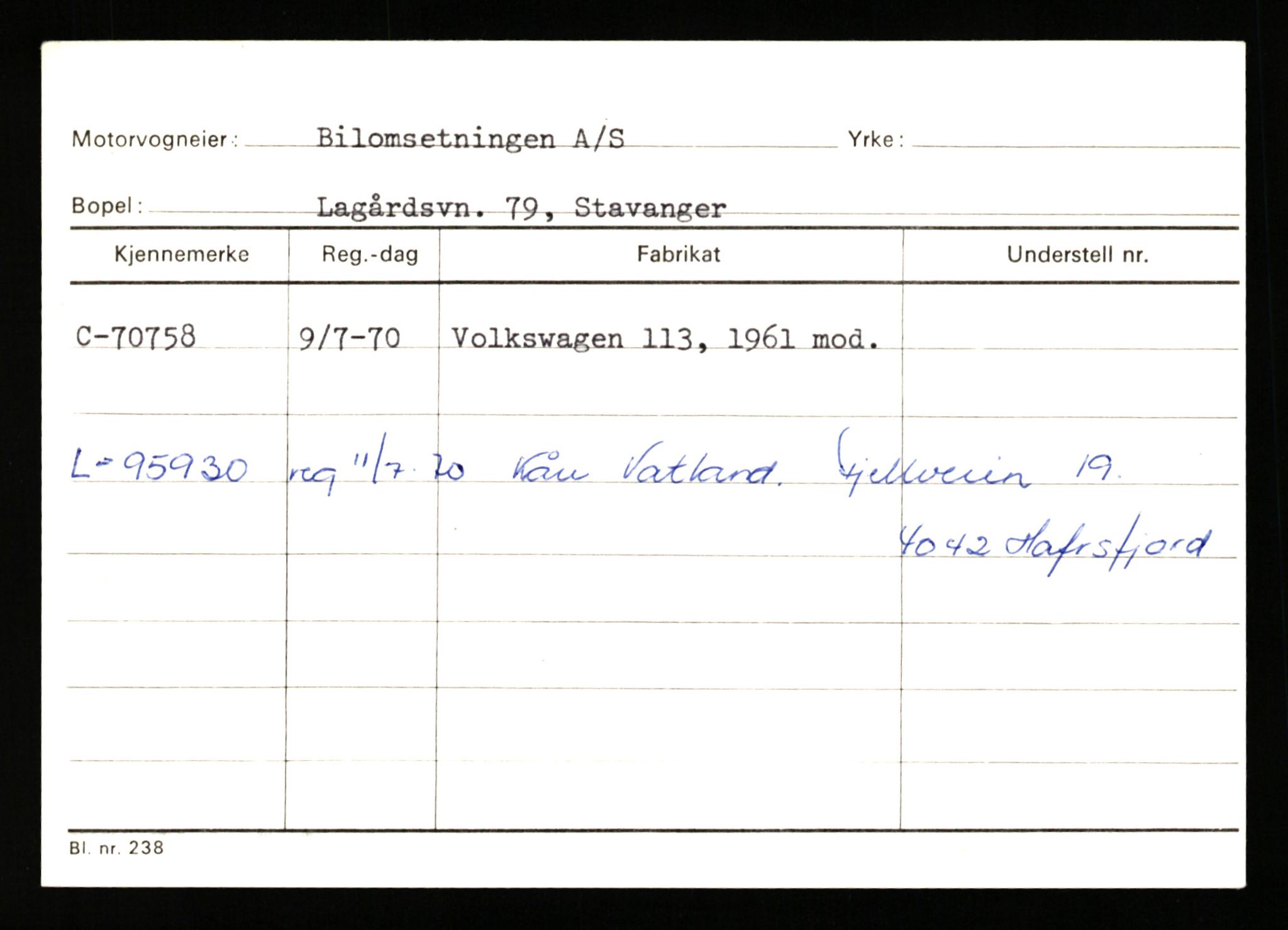 Stavanger trafikkstasjon, AV/SAST-A-101942/0/G/L0008: Registreringsnummer: 67519 - 84533, 1930-1971, p. 449