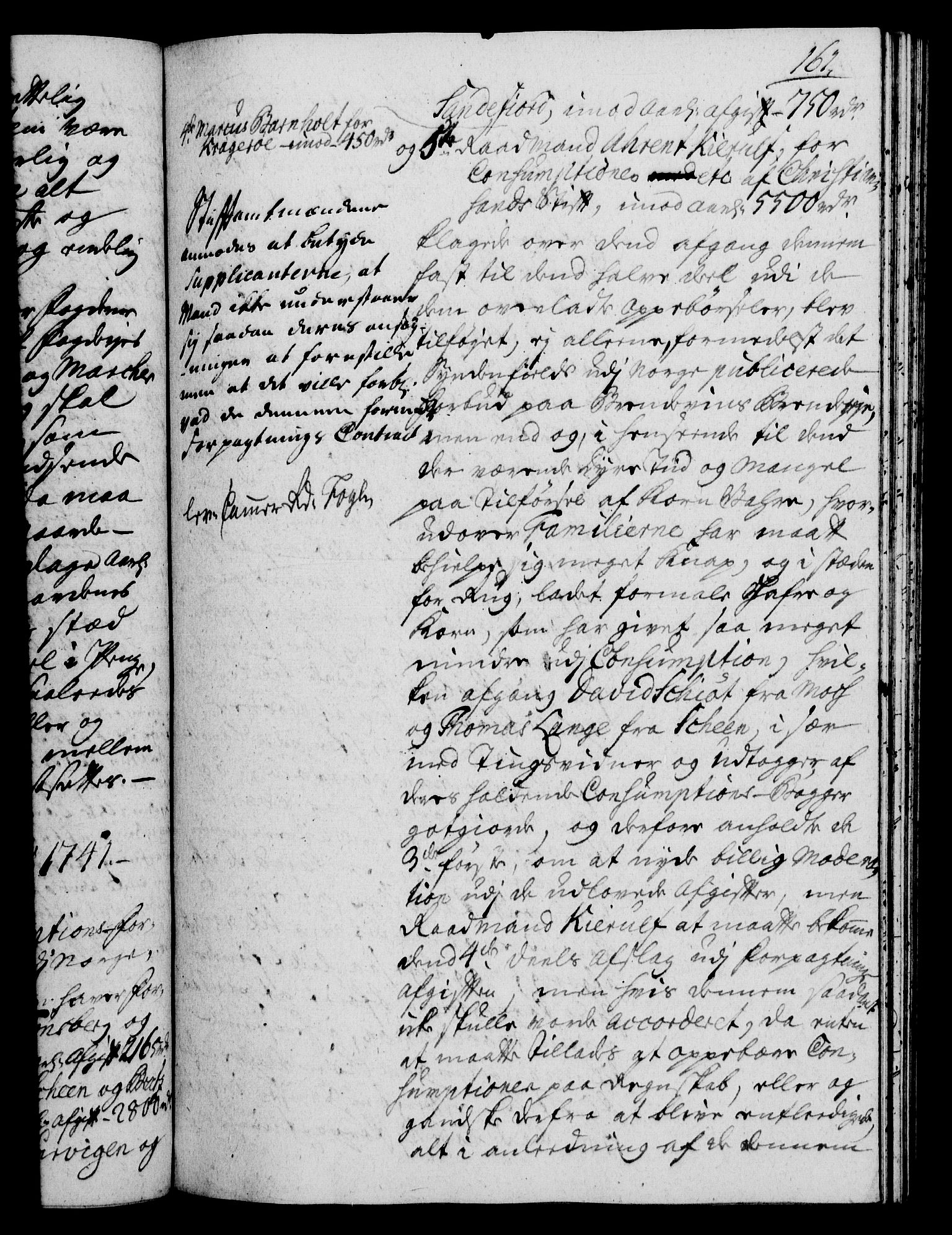 Rentekammeret, Kammerkanselliet, RA/EA-3111/G/Gh/Gha/L0023: Norsk ekstraktmemorialprotokoll (merket RK 53.68), 1741-1742, p. 161