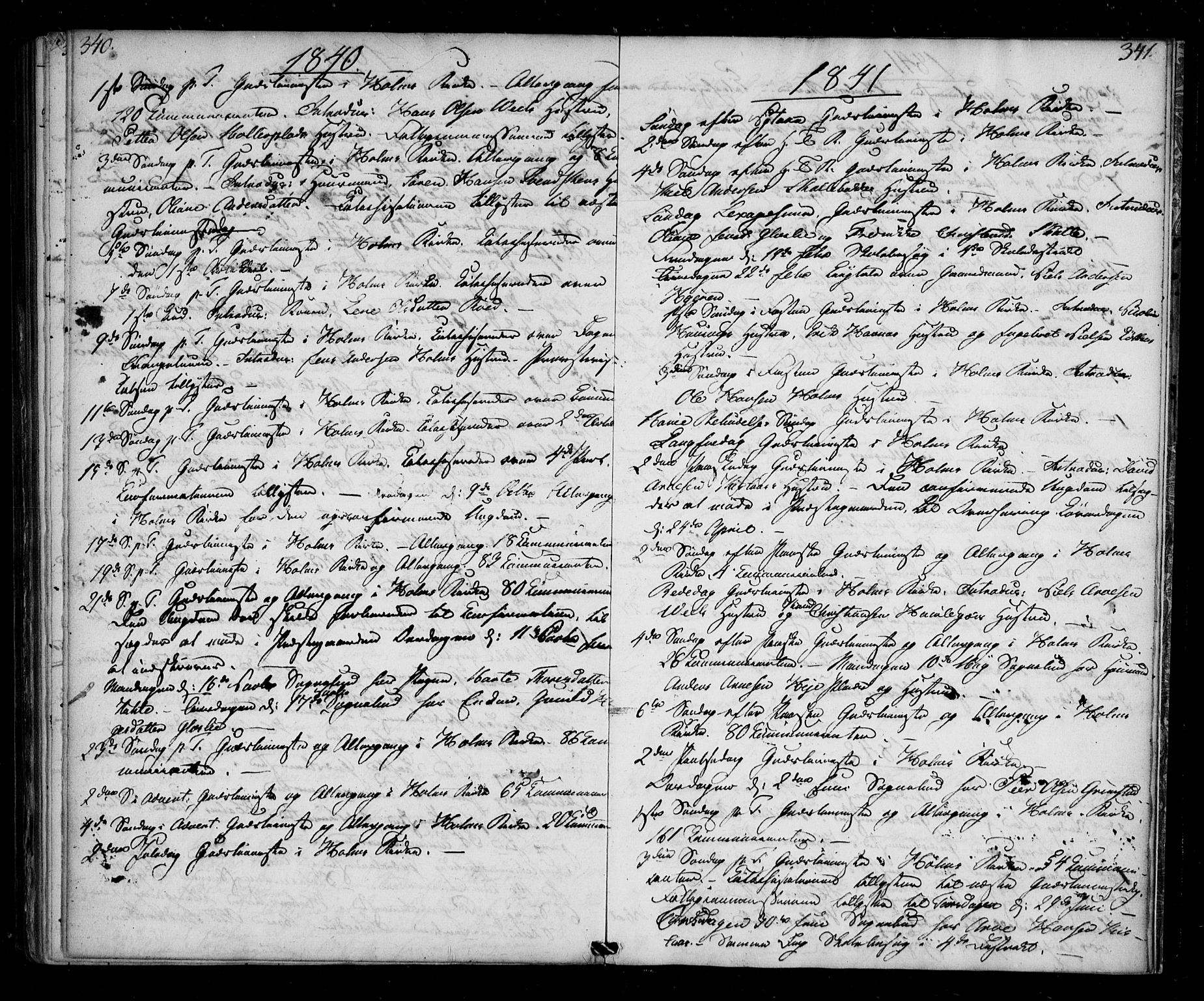 Borge prestekontor Kirkebøker, AV/SAO-A-10903/F/Fb/L0001: Parish register (official) no. II 1, 1836-1852, p. 340-341