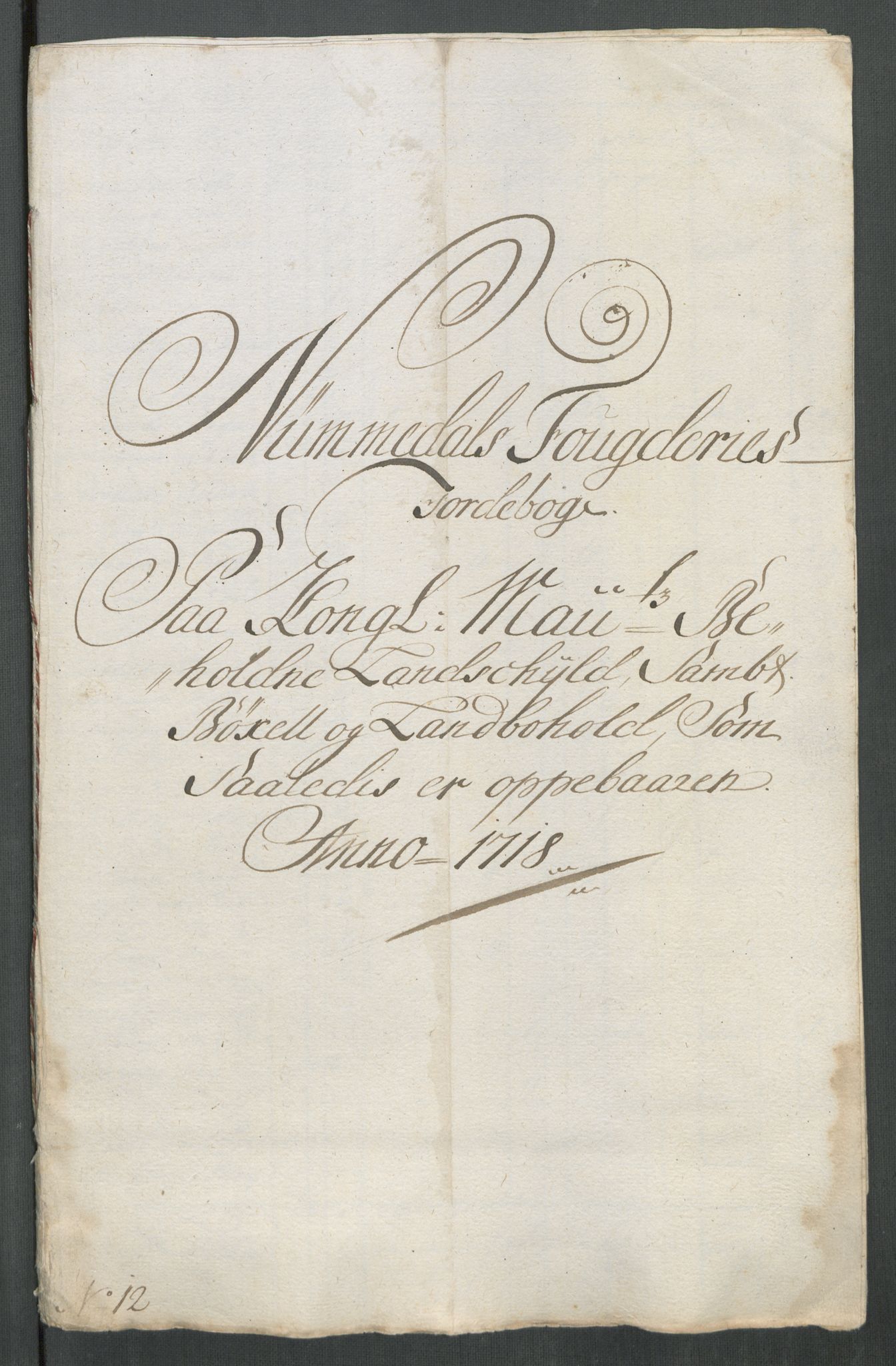 Rentekammeret inntil 1814, Reviderte regnskaper, Fogderegnskap, AV/RA-EA-4092/R64/L4439: Fogderegnskap Namdal, 1718, p. 149