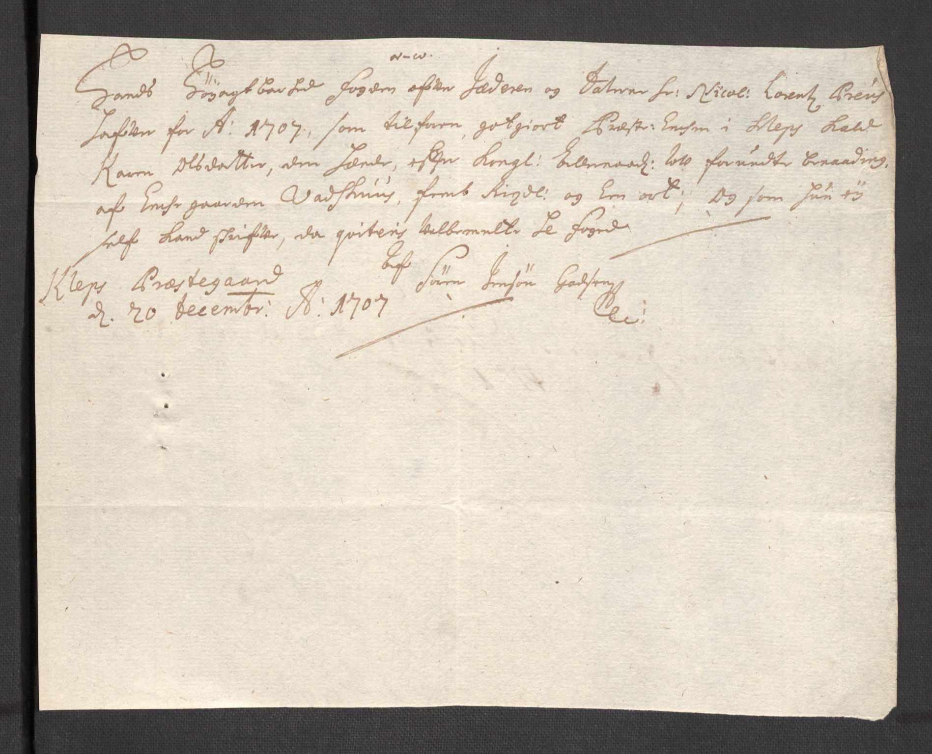 Rentekammeret inntil 1814, Reviderte regnskaper, Fogderegnskap, AV/RA-EA-4092/R46/L2733: Fogderegnskap Jæren og Dalane, 1705-1708, p. 291