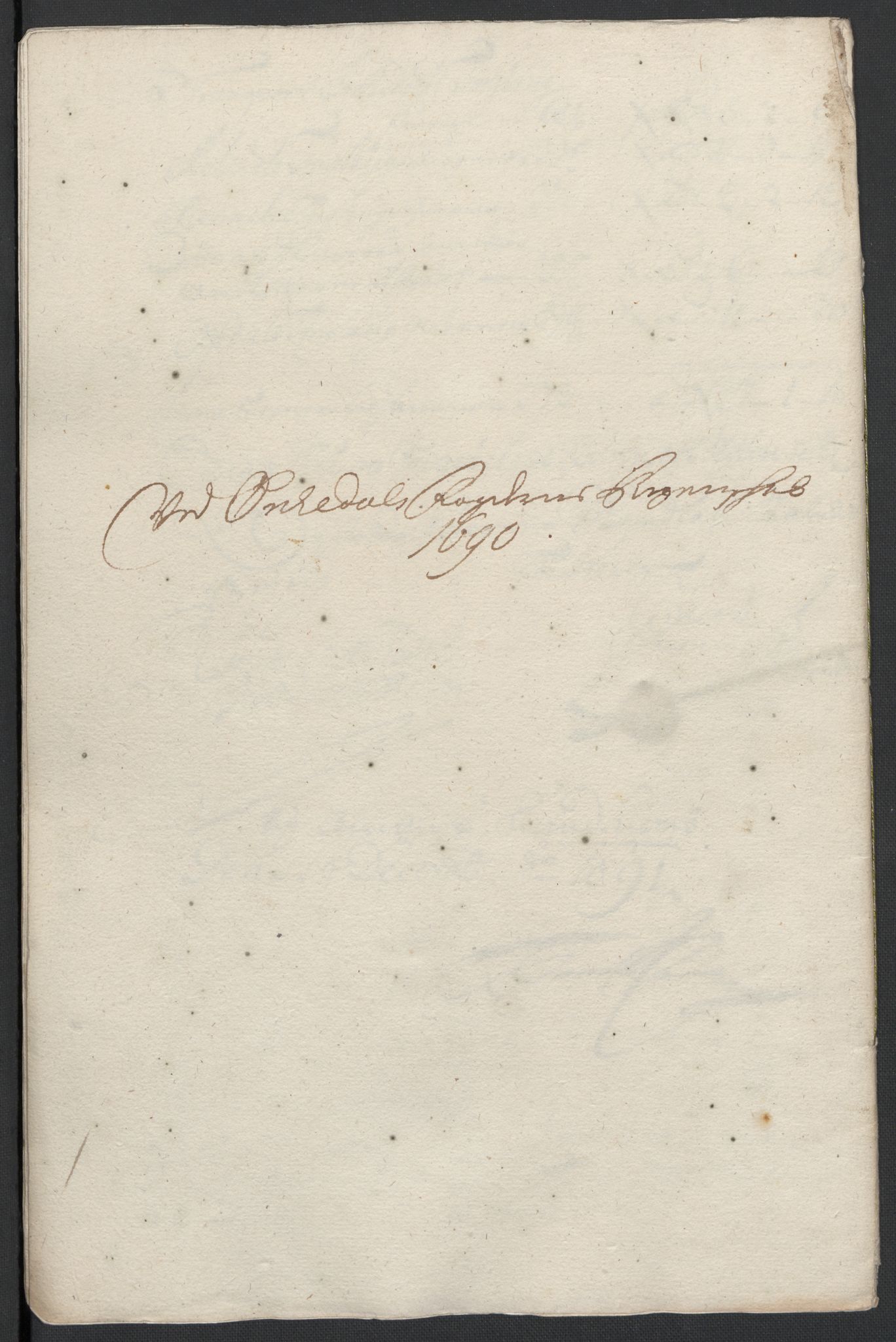 Rentekammeret inntil 1814, Reviderte regnskaper, Fogderegnskap, RA/EA-4092/R58/L3936: Fogderegnskap Orkdal, 1689-1690, p. 425