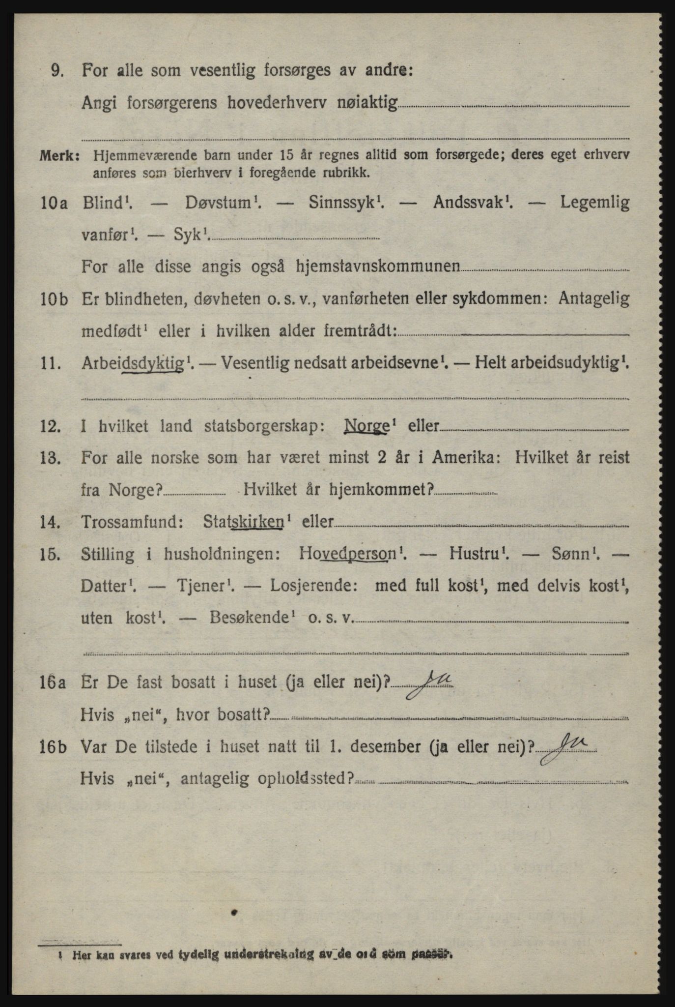 SAO, 1920 census for Idd, 1920, p. 6715