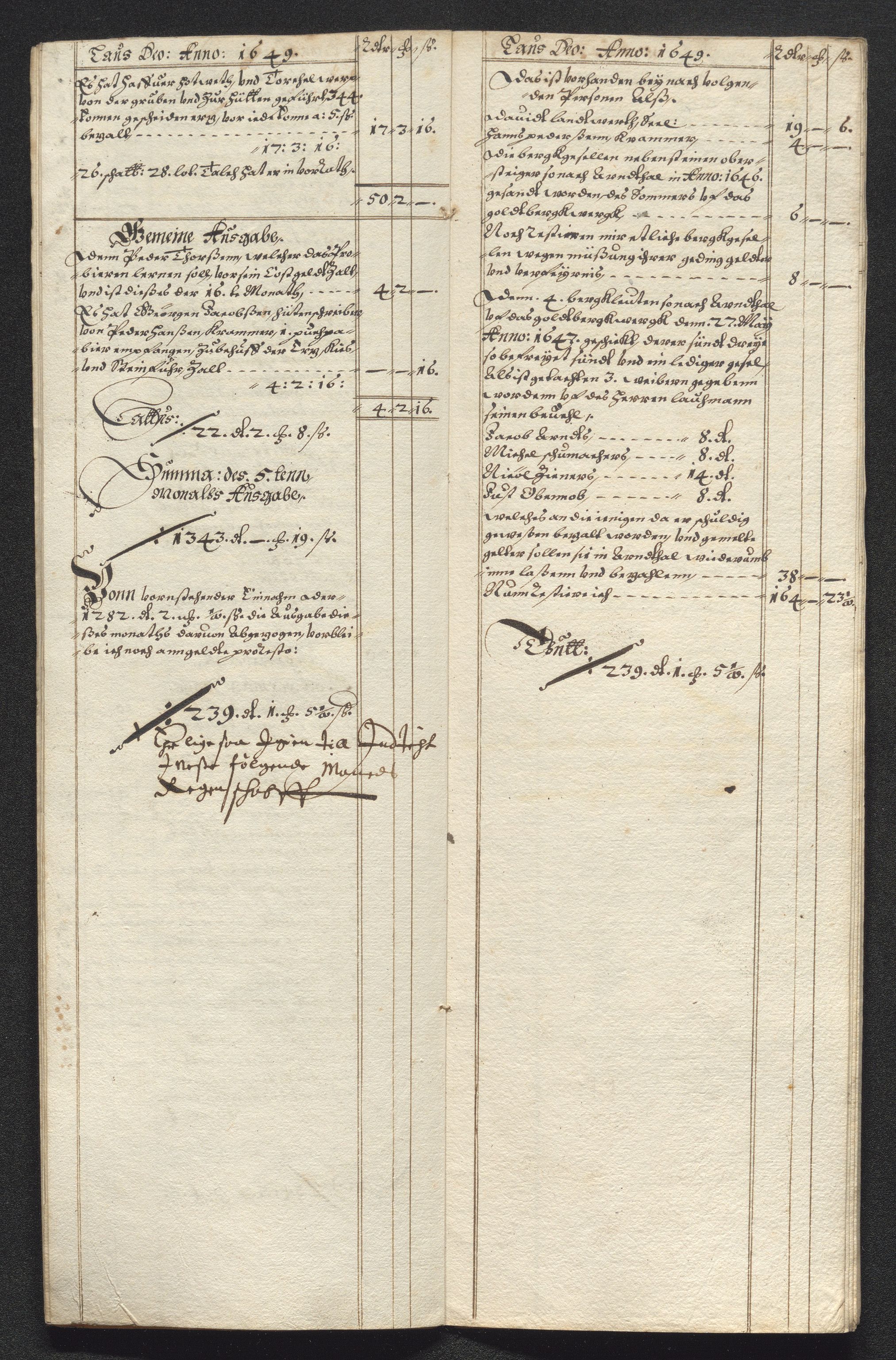 Kongsberg Sølvverk 1623-1816, AV/SAKO-EA-3135/001/D/Dc/Dcd/L0023: Utgiftsregnskap for gruver m.m., 1649, p. 471