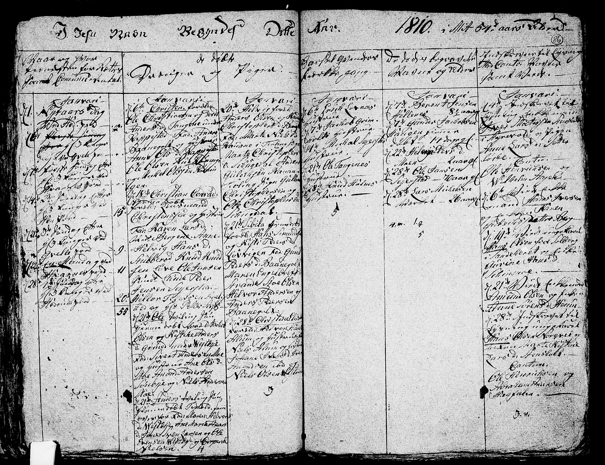 Hedrum kirkebøker, SAKO/A-344/G/Ga/L0002: Parish register (copy) no. I 2, 1803-1817, p. 86