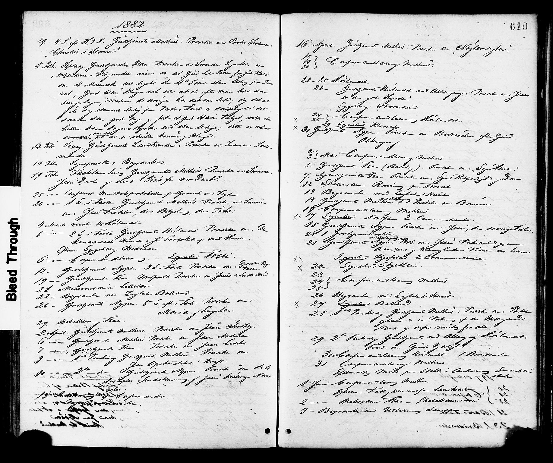 Ministerialprotokoller, klokkerbøker og fødselsregistre - Sør-Trøndelag, SAT/A-1456/691/L1079: Parish register (official) no. 691A11, 1873-1886, p. 610