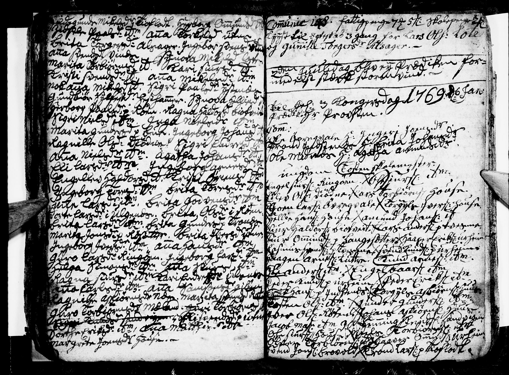 Ullensvang sokneprestembete, SAB/A-78701/H/Hab: Parish register (copy) no. E 1, 1766-1769, p. 96-97
