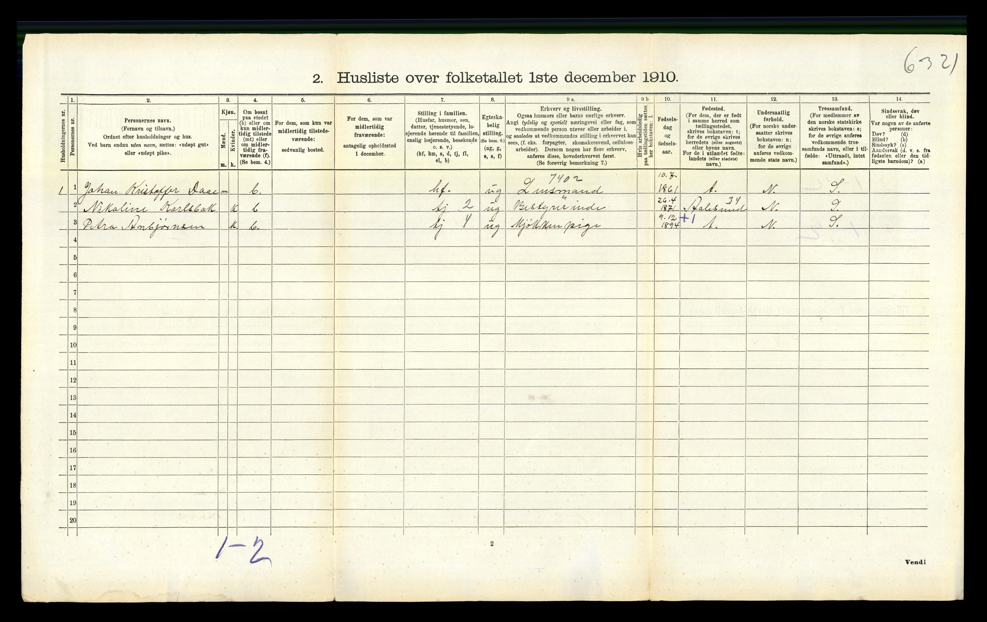 RA, 1910 census for Skodje, 1910, p. 528