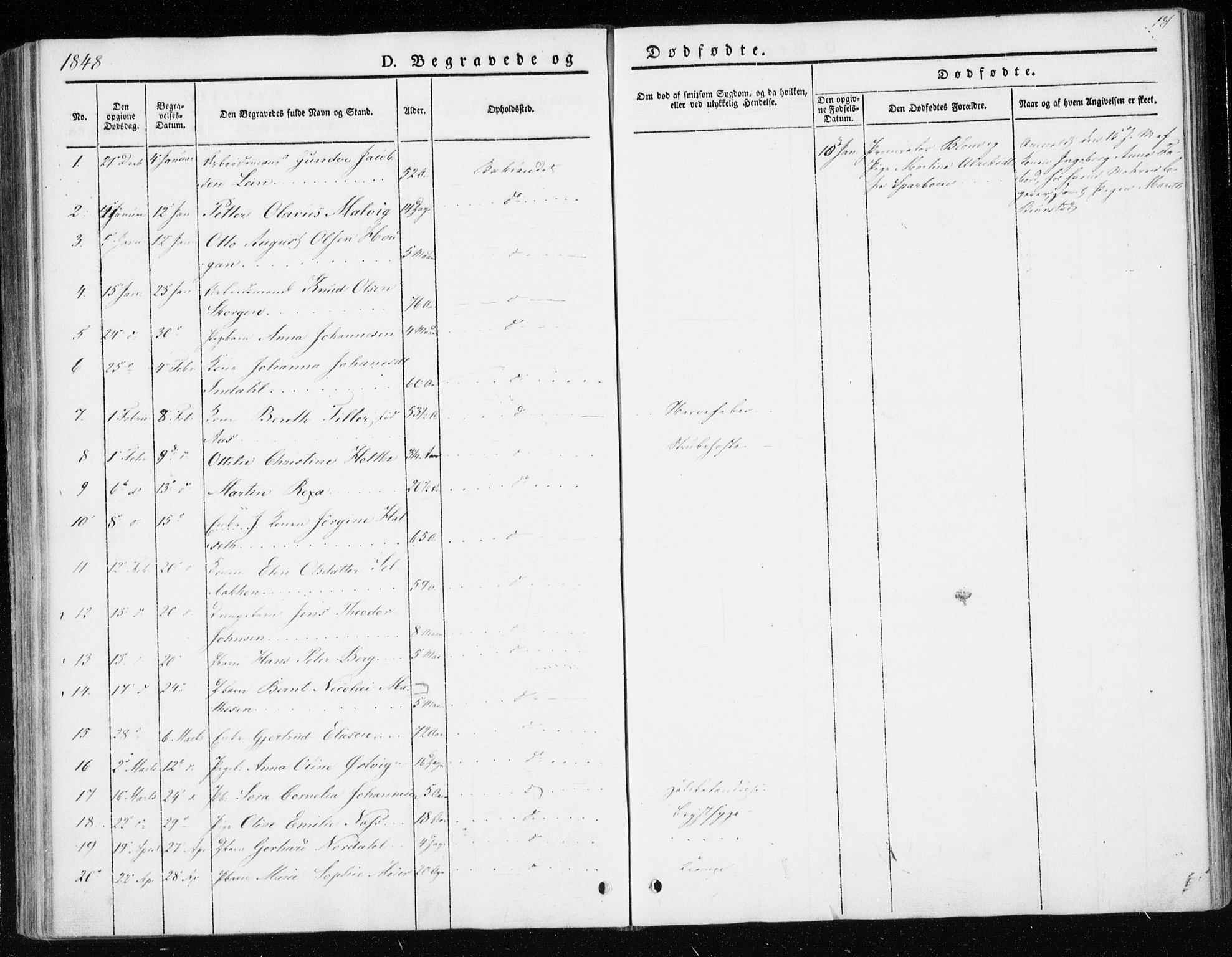 Ministerialprotokoller, klokkerbøker og fødselsregistre - Sør-Trøndelag, SAT/A-1456/604/L0183: Parish register (official) no. 604A04, 1841-1850, p. 131