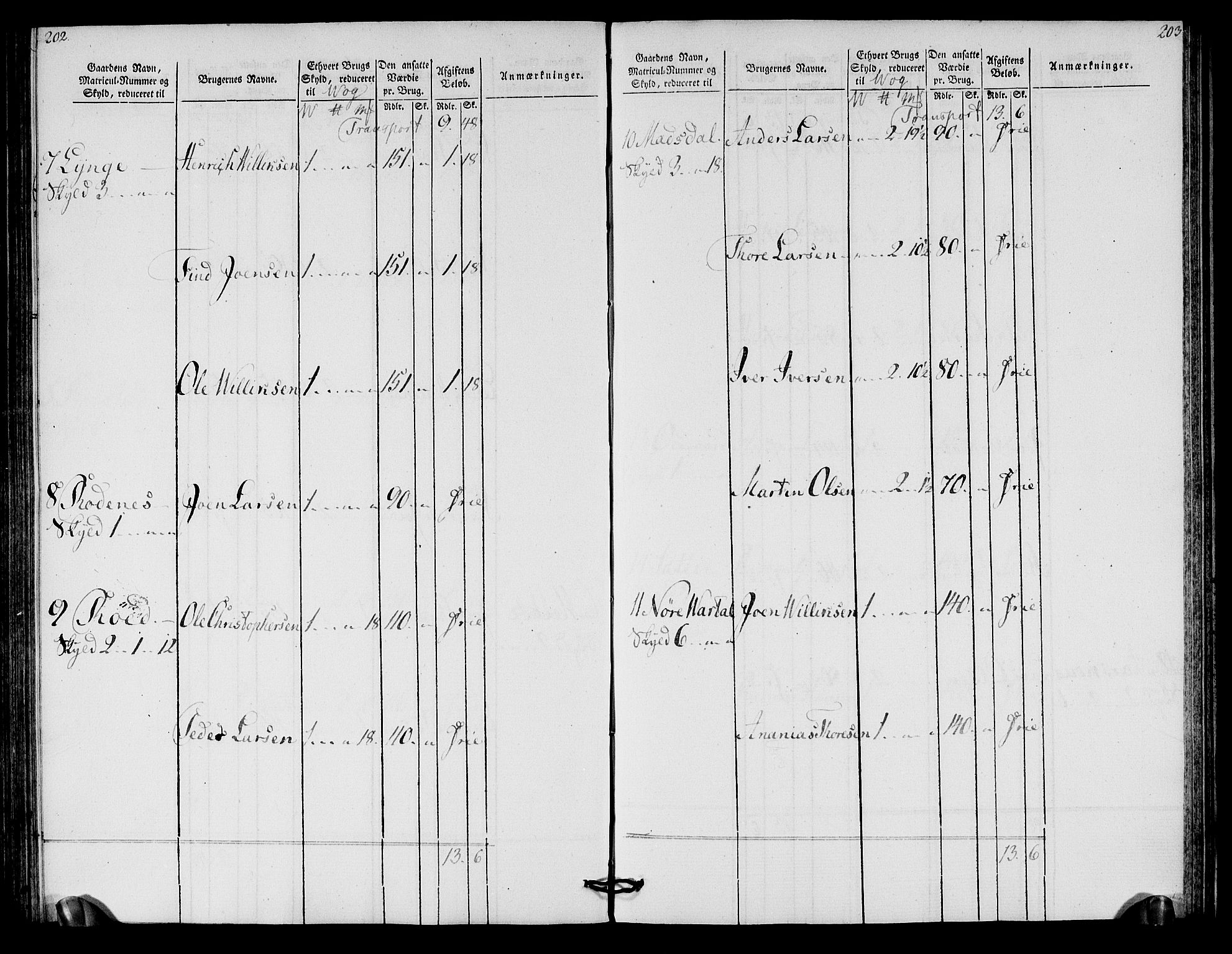 Rentekammeret inntil 1814, Realistisk ordnet avdeling, AV/RA-EA-4070/N/Ne/Nea/L0125b: Sunnmøre fogderi. Oppebørselsregister for fogderiets søndre del, 1803, p. 103