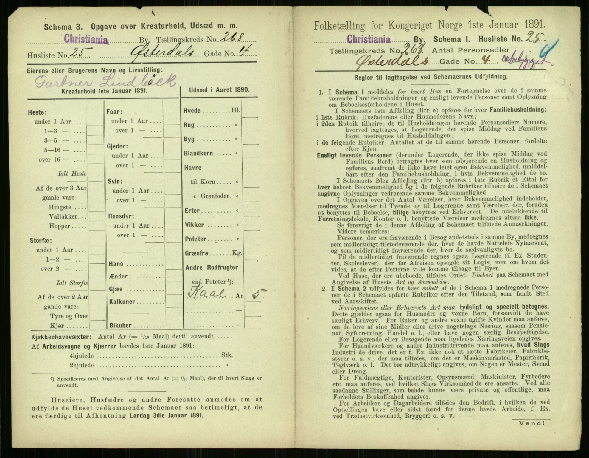 RA, 1891 census for 0301 Kristiania, 1891, p. 162031