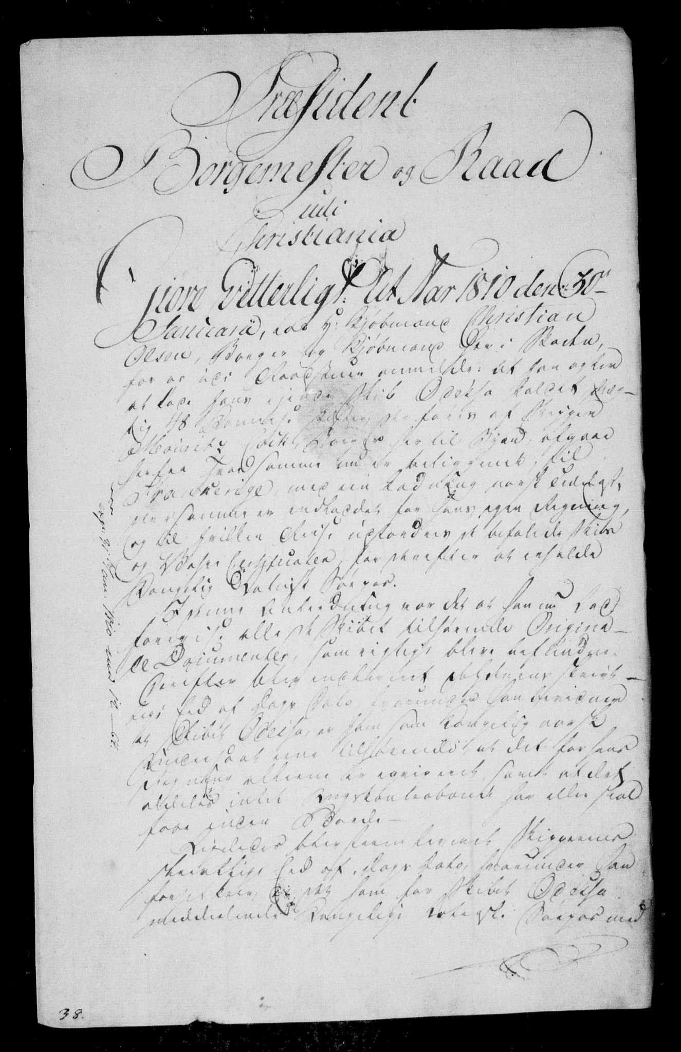 Danske Kanselli, Skapsaker, AV/RA-EA-4061/F/L0052: Skap 13, pakke 2, 1809-1810, p. 459