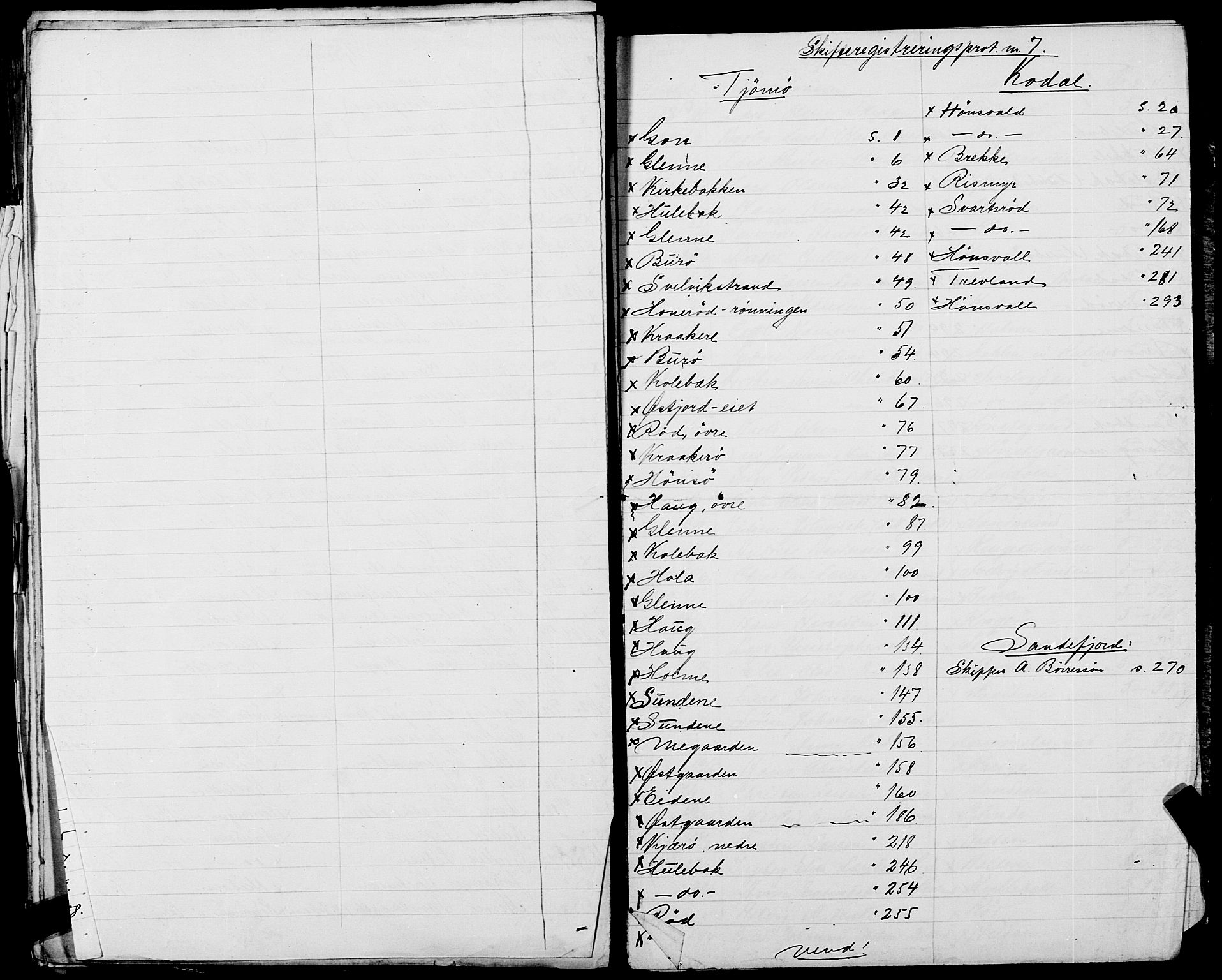 Sandar sokneprestkontor, SAKO/A-242/Y/Ya/L0006: Other parish register no. 1 /2, 1726-1730