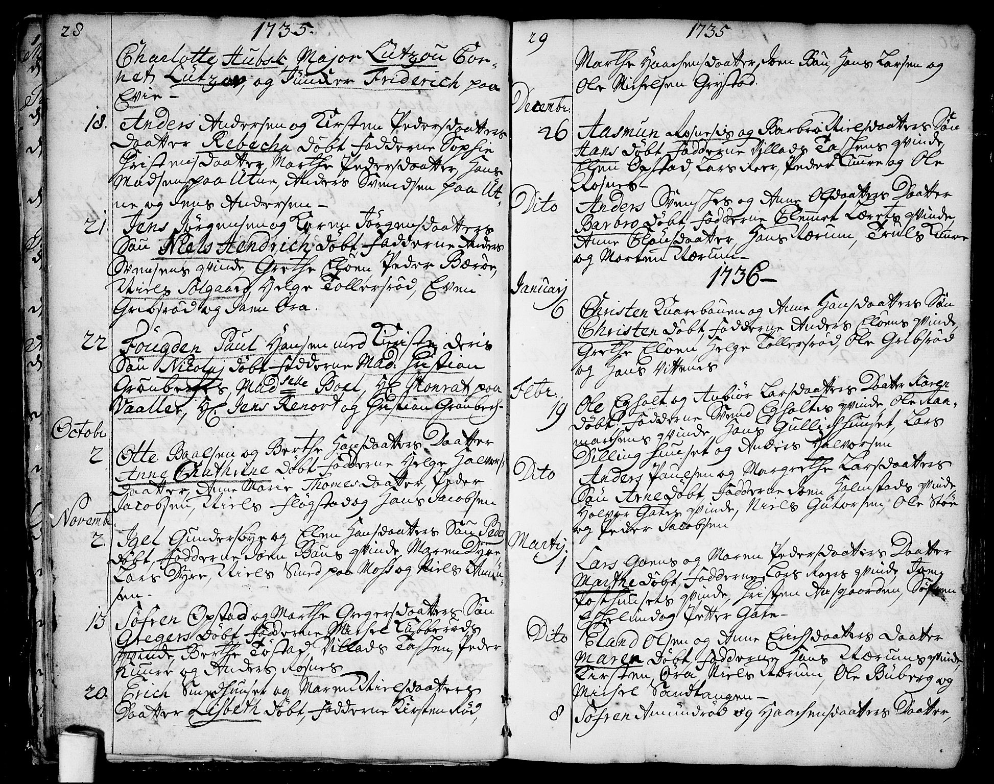 Rygge prestekontor Kirkebøker, AV/SAO-A-10084b/F/Fa/L0001: Parish register (official) no. 1, 1725-1771, p. 28-29