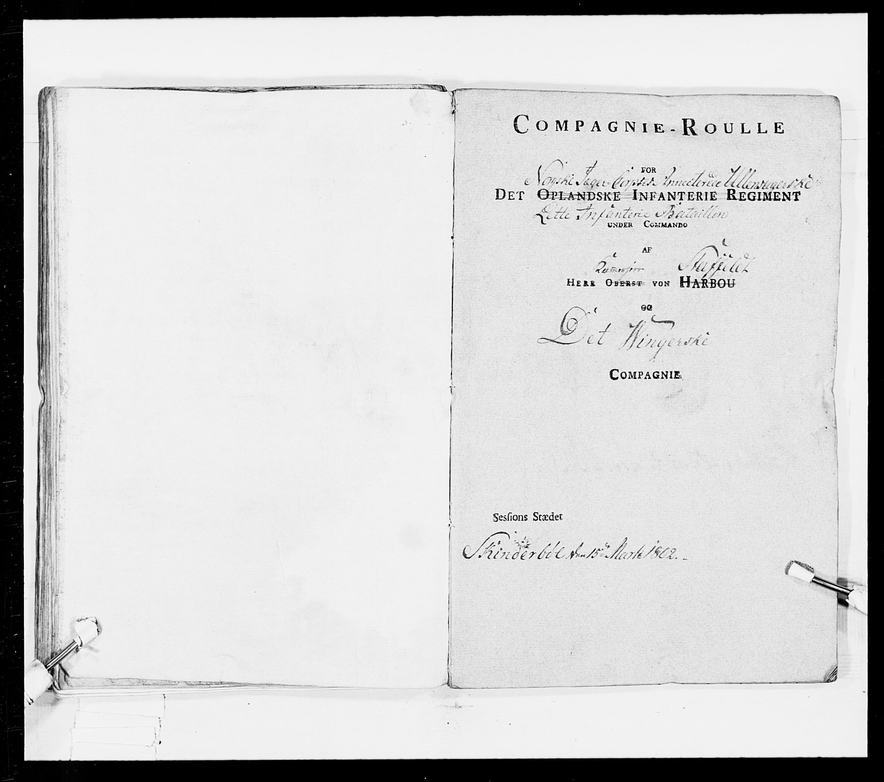 Generalitets- og kommissariatskollegiet, Det kongelige norske kommissariatskollegium, AV/RA-EA-5420/E/Eh/L0025: Skiløperkompaniene, 1766-1803, p. 296