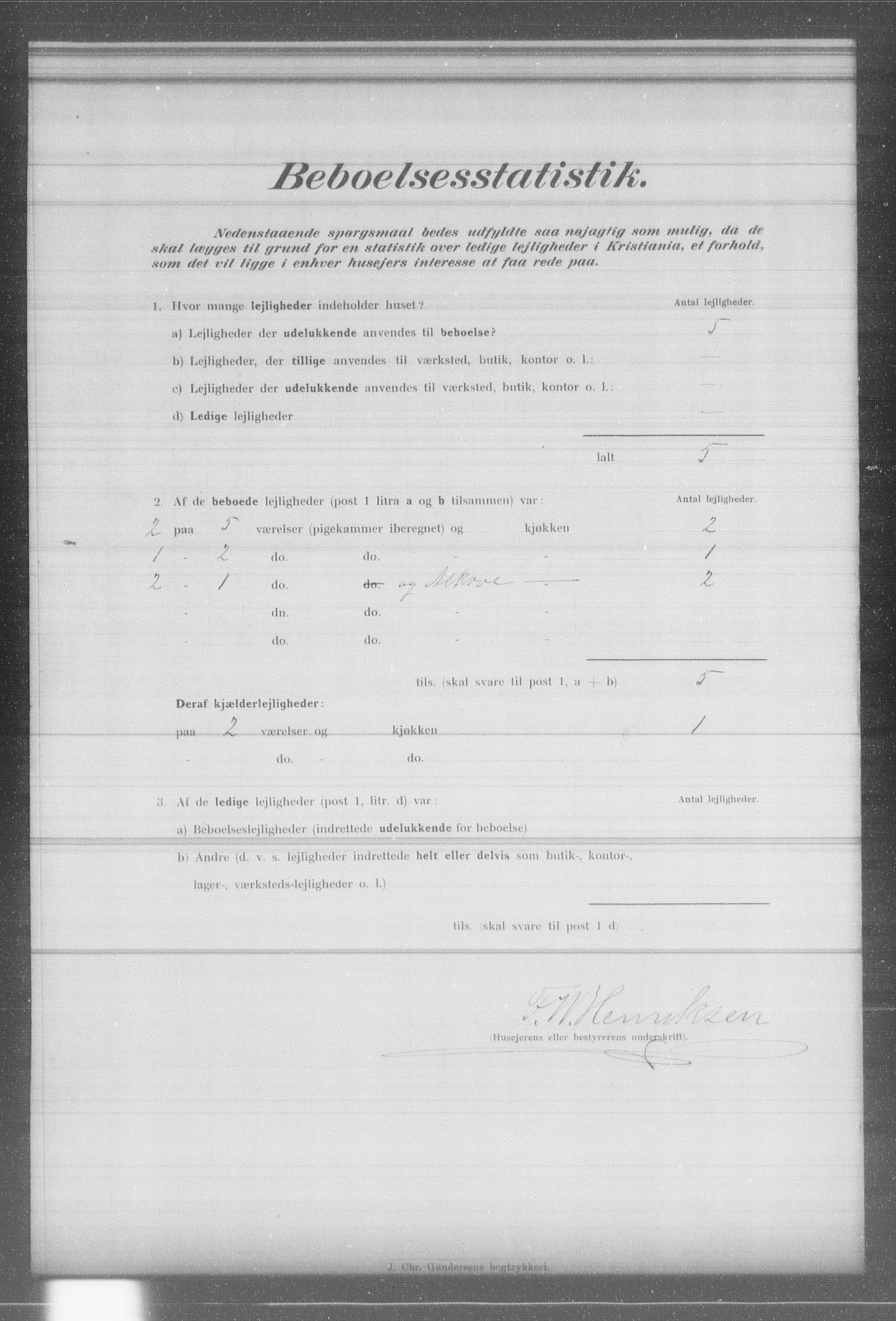 OBA, Municipal Census 1902 for Kristiania, 1902, p. 8927