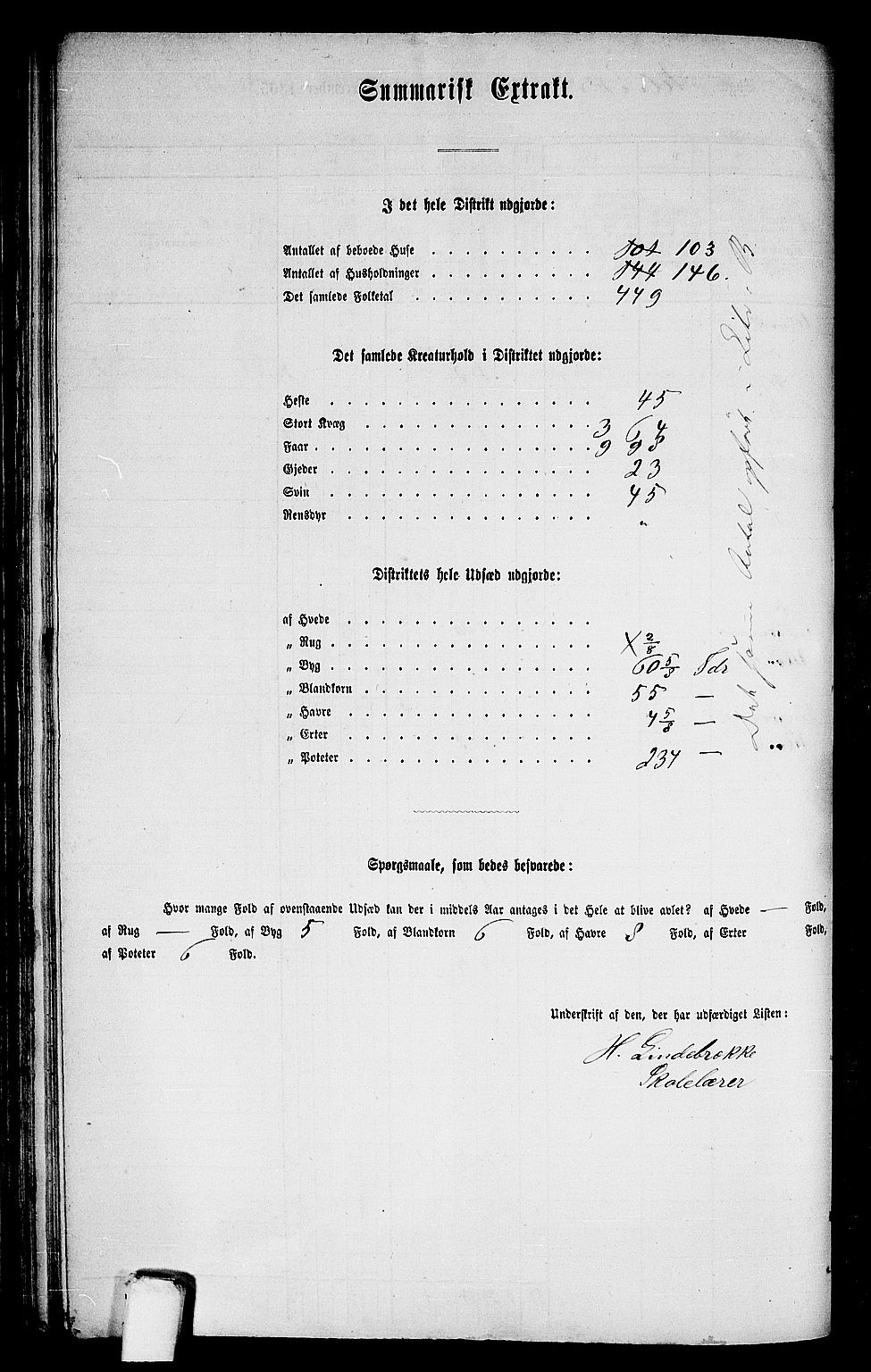 RA, 1865 census for Ulvik, 1865, p. 101