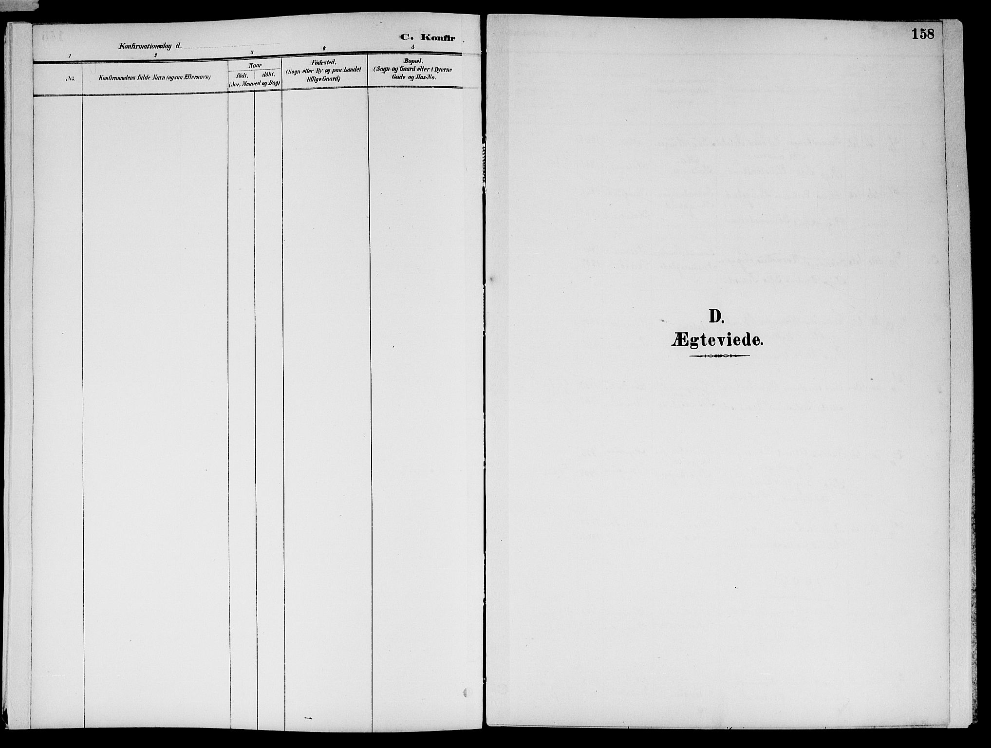 Ministerialprotokoller, klokkerbøker og fødselsregistre - Nord-Trøndelag, SAT/A-1458/773/L0617: Parish register (official) no. 773A08, 1887-1910, p. 158