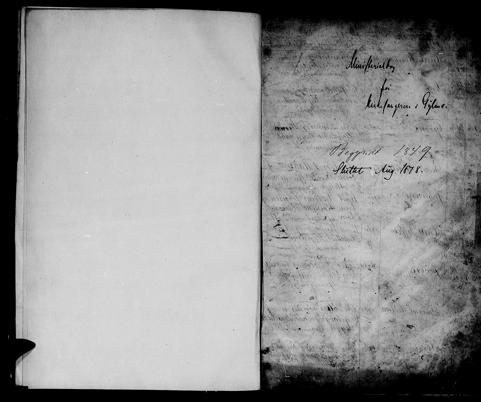 Bakke sokneprestkontor, SAK/1111-0002/F/Fb/Fbb/L0002: Parish register (copy) no. B 2, 1849-1878