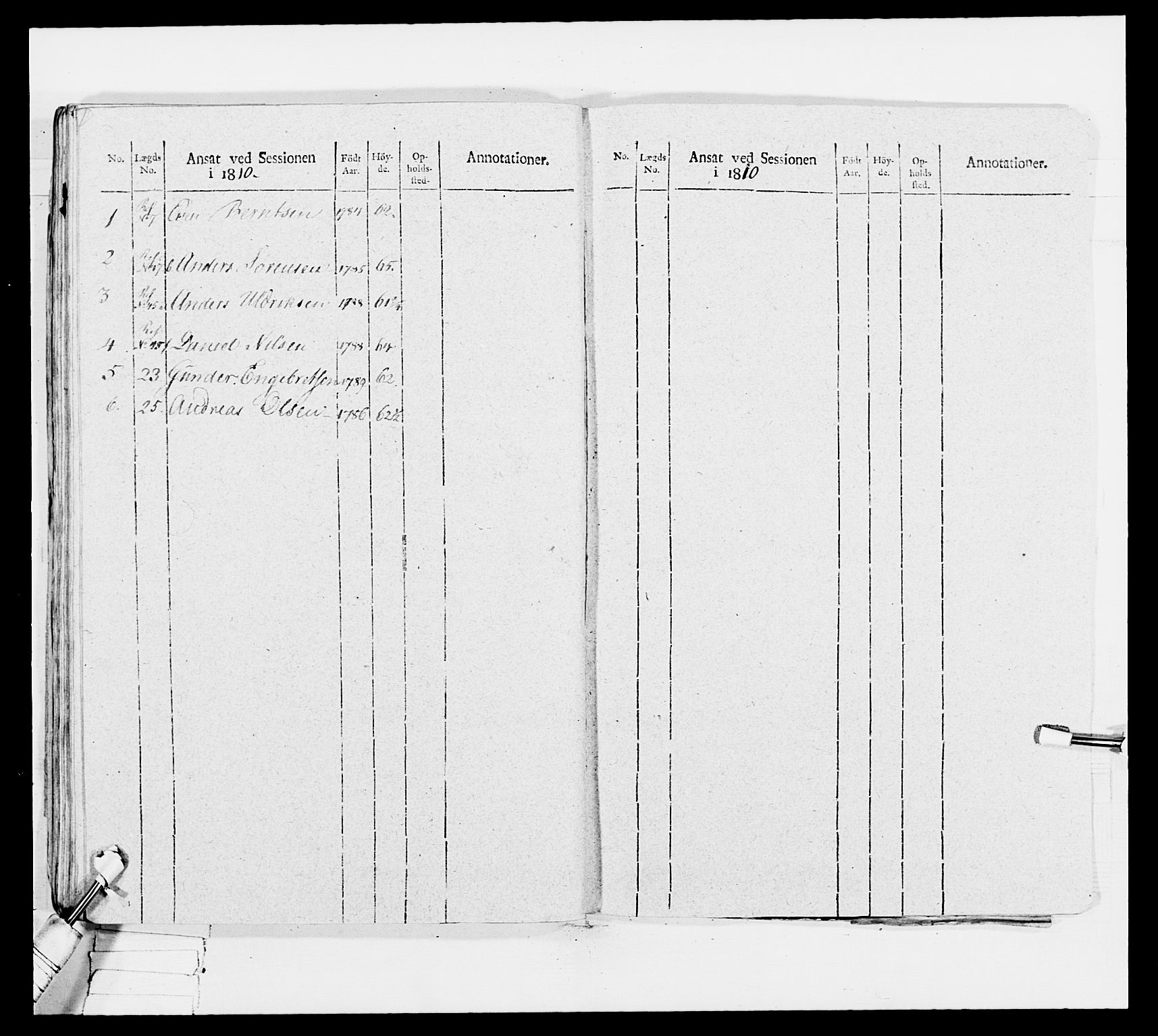 Generalitets- og kommissariatskollegiet, Det kongelige norske kommissariatskollegium, AV/RA-EA-5420/E/Eh/L0033: Nordafjelske gevorbne infanteriregiment, 1810, p. 426