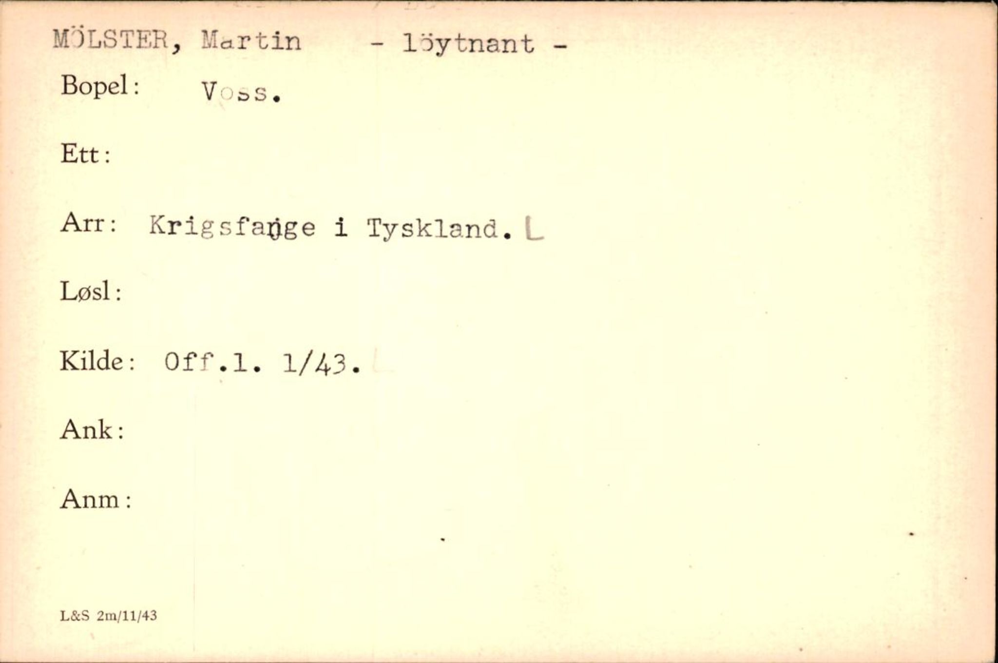 Forsvaret, Forsvarets krigshistoriske avdeling, AV/RA-RAFA-2017/Y/Yf/L0200: II-C-11-2102  -  Norske krigsfanger i Tyskland, 1940-1945, p. 755