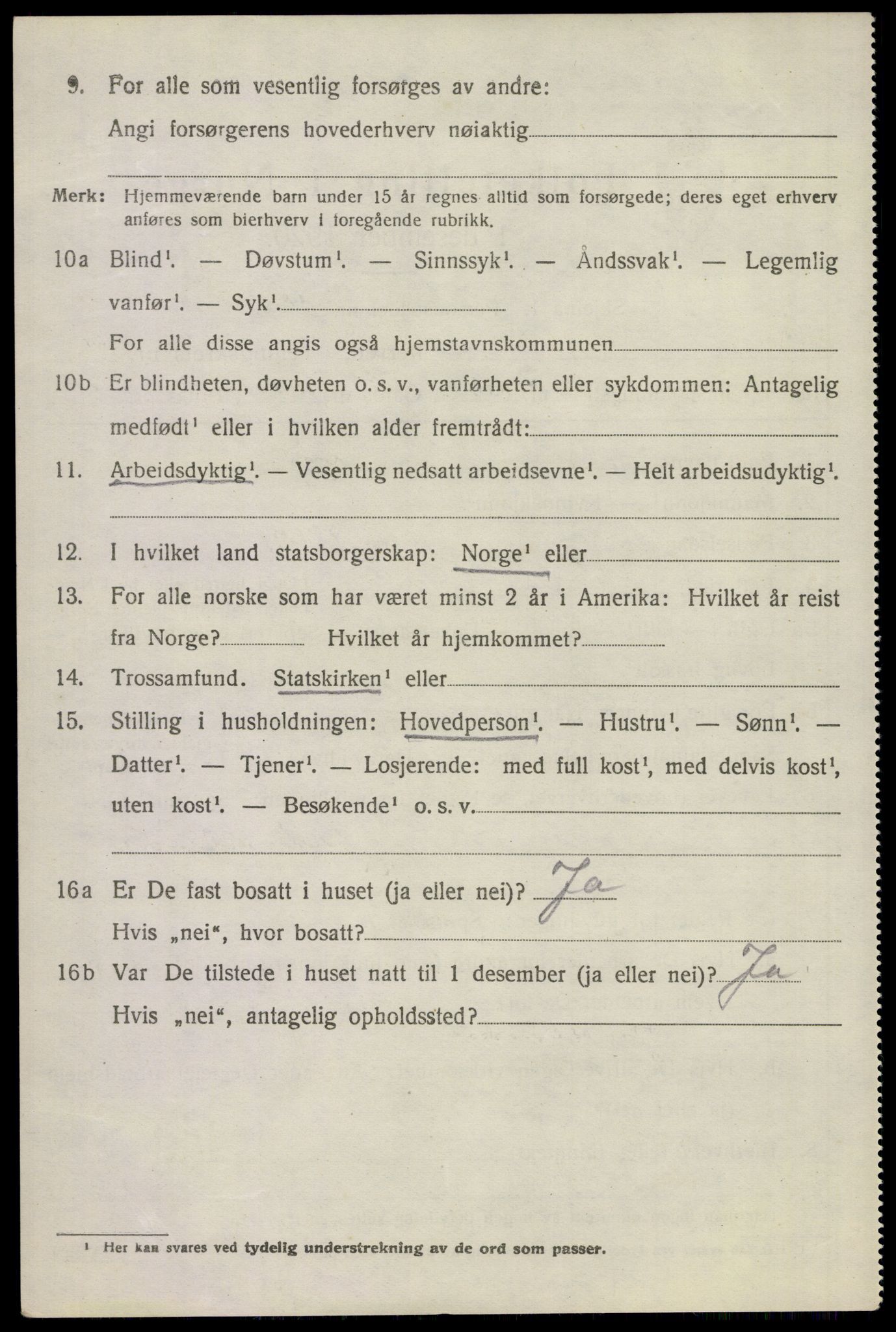 SAKO, 1920 census for Sem, 1920, p. 7494