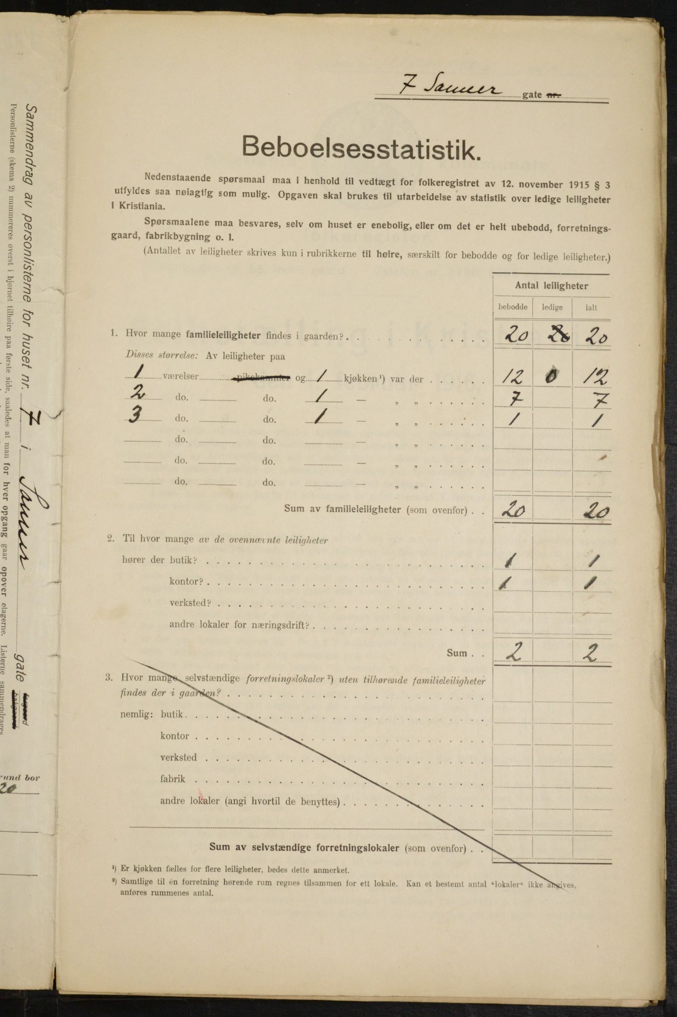 OBA, Municipal Census 1916 for Kristiania, 1916, p. 90674