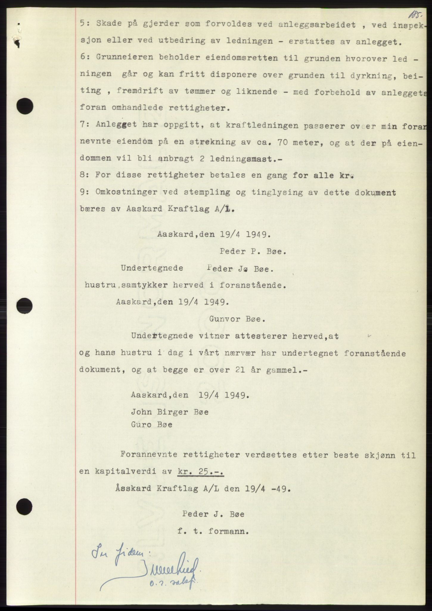 Nordmøre sorenskriveri, AV/SAT-A-4132/1/2/2Ca: Mortgage book no. B101, 1949-1949, Diary no: : 1150/1949