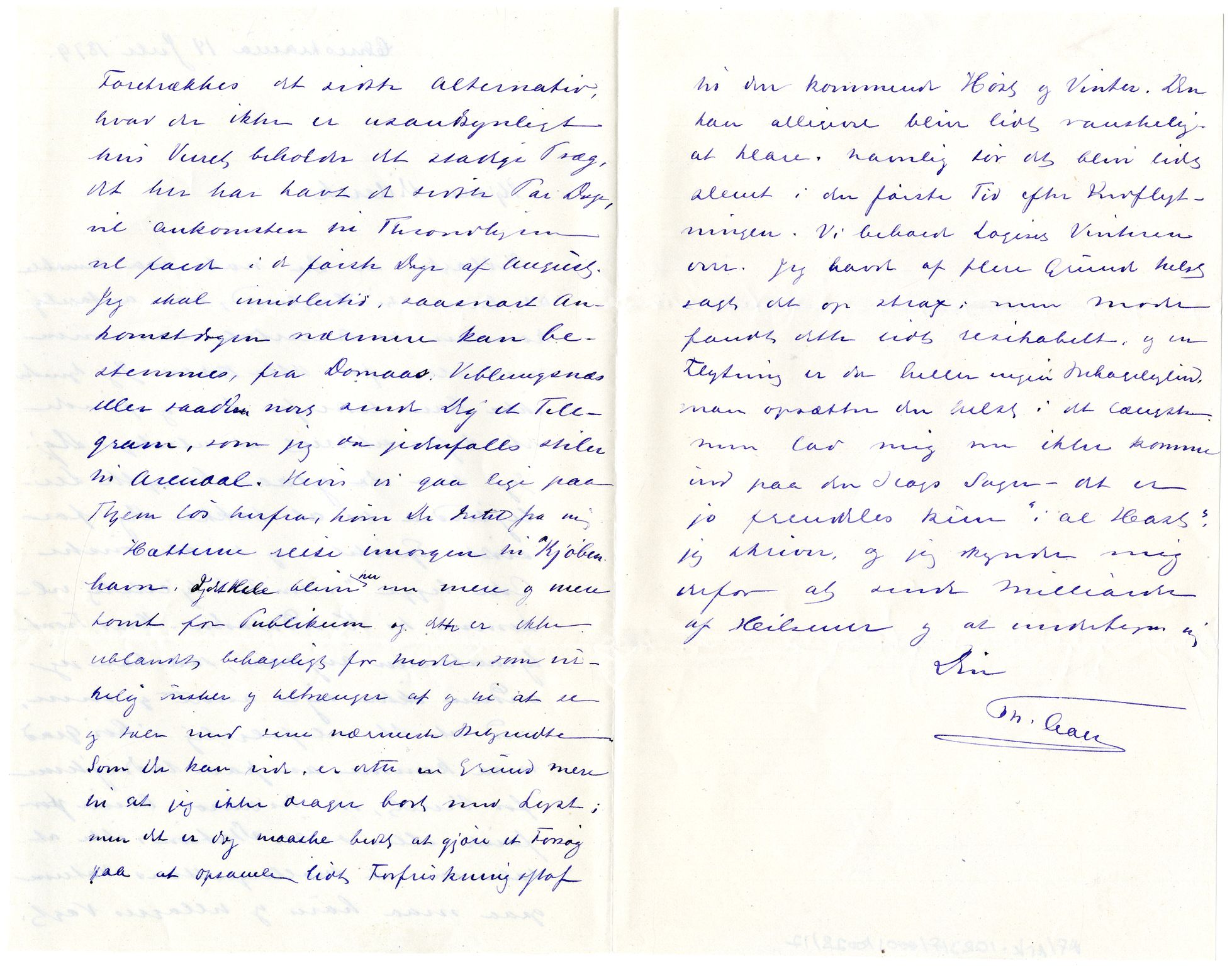 Diderik Maria Aalls brevsamling, NF/Ark-1023/F/L0001: D.M. Aalls brevsamling. A - B, 1738-1889, p. 356