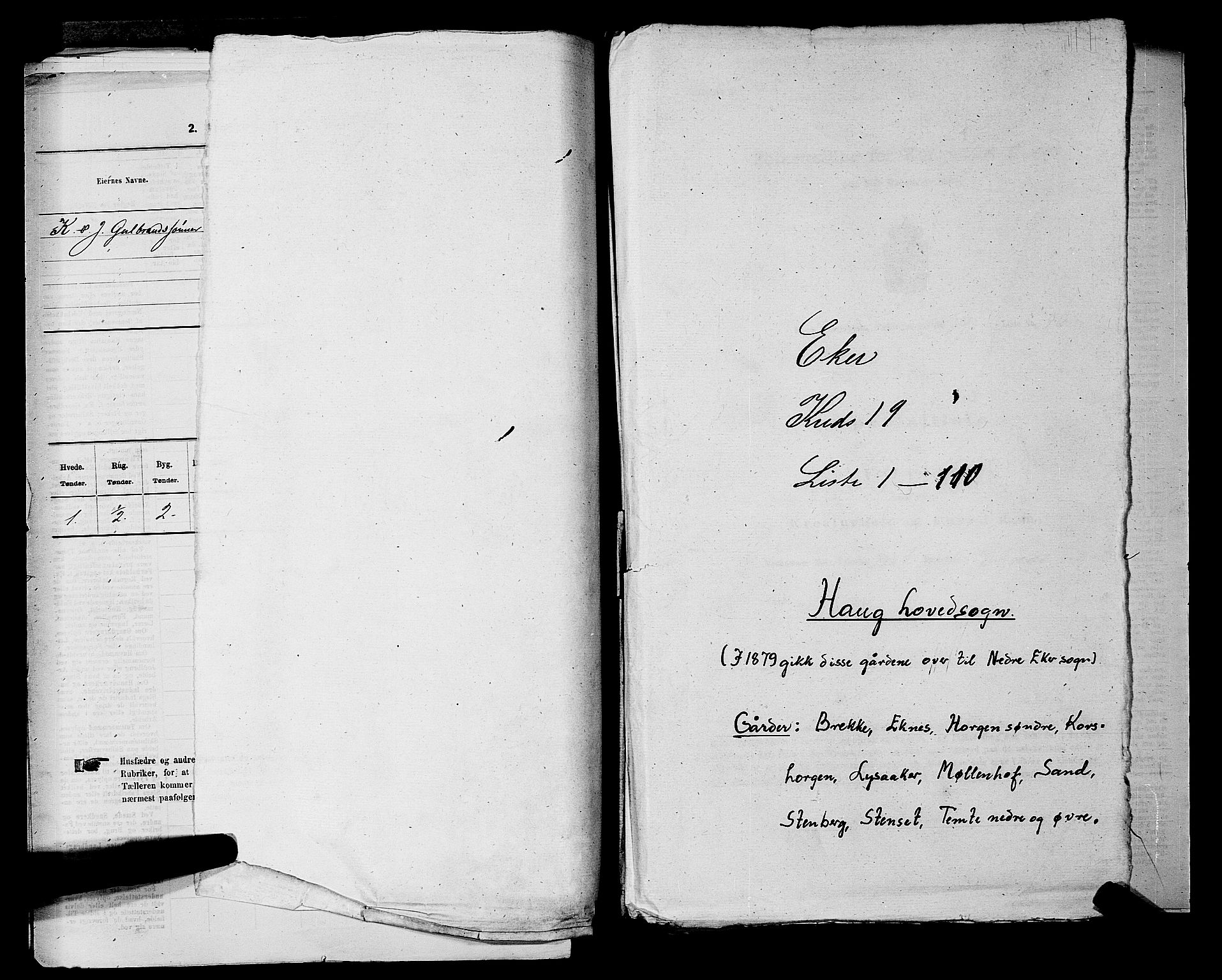 SAKO, 1875 census for 0624P Eiker, 1875, p. 3351