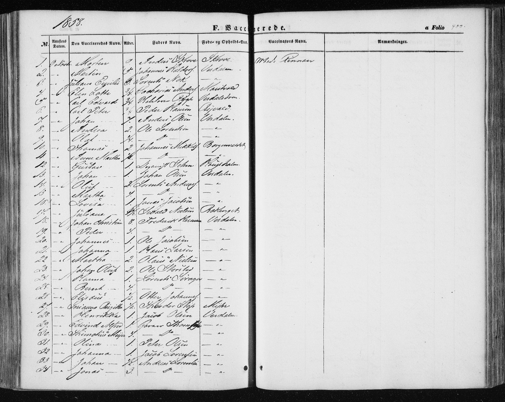 Ministerialprotokoller, klokkerbøker og fødselsregistre - Nord-Trøndelag, SAT/A-1458/723/L0240: Parish register (official) no. 723A09, 1852-1860, p. 400