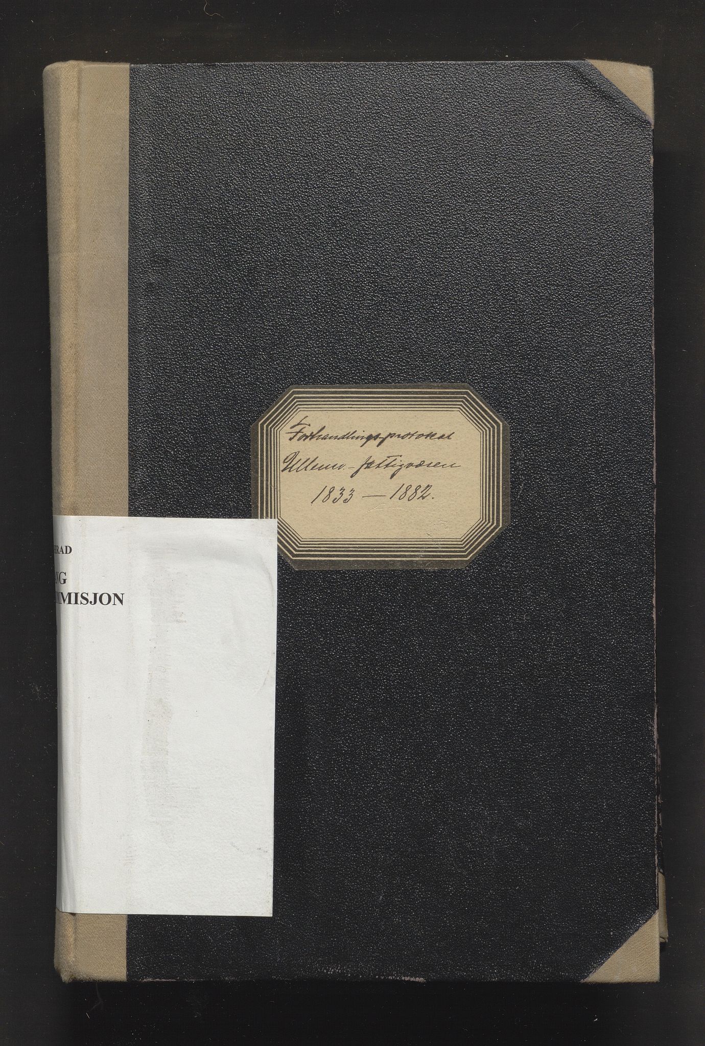 Ullensvang herad. Fattigkommisjonen, IKAH/1231b-311/A/Aa/L0002: Møtebok for Ullensvang fattigkommisjon, 1833-1882