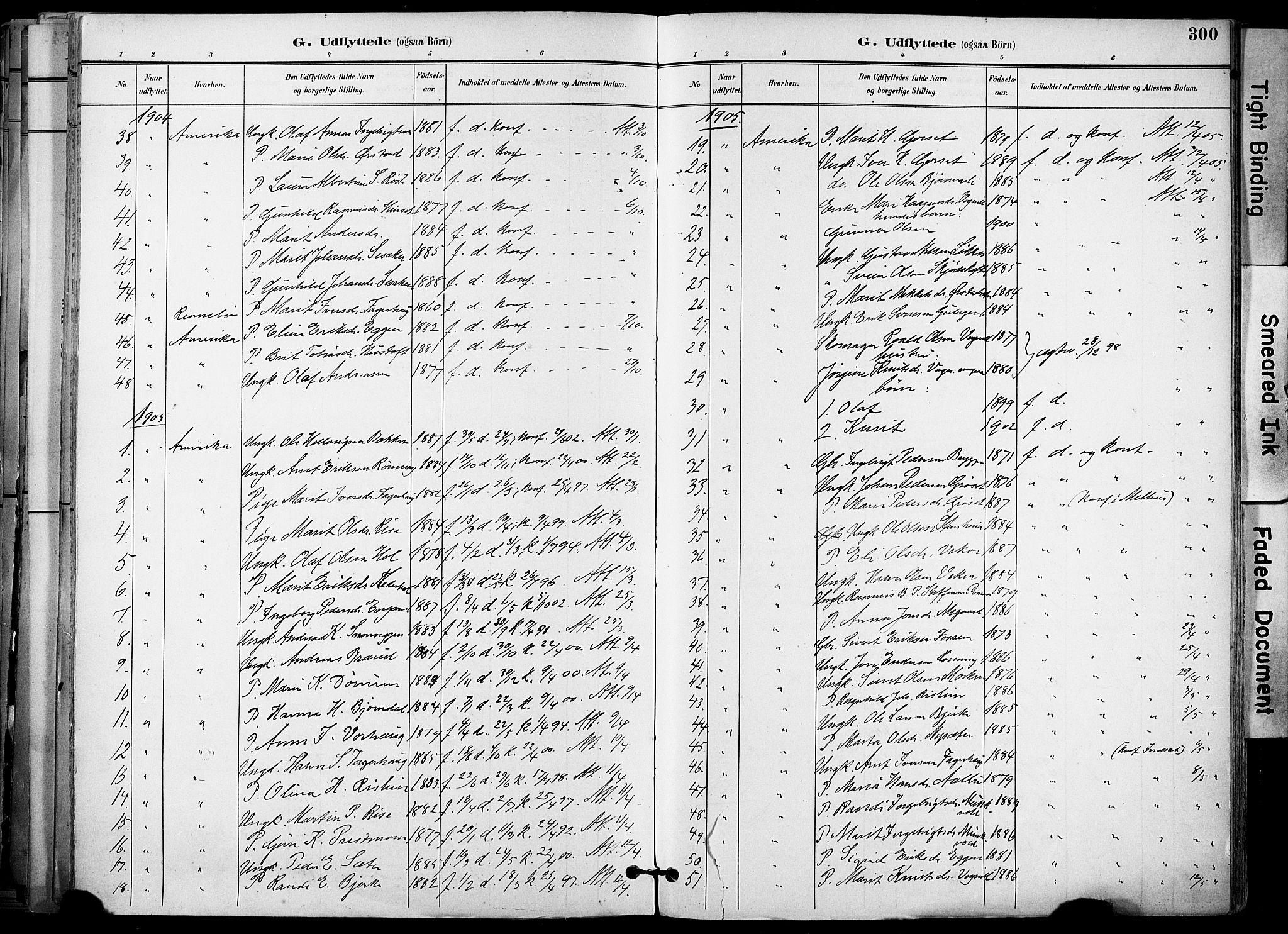 Ministerialprotokoller, klokkerbøker og fødselsregistre - Sør-Trøndelag, SAT/A-1456/678/L0902: Parish register (official) no. 678A11, 1895-1911, p. 300