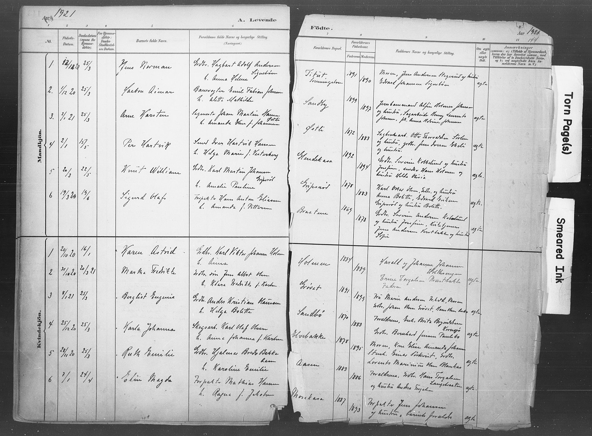 Idd prestekontor Kirkebøker, SAO/A-10911/F/Fb/L0002: Parish register (official) no. II 2, 1882-1923, p. 144