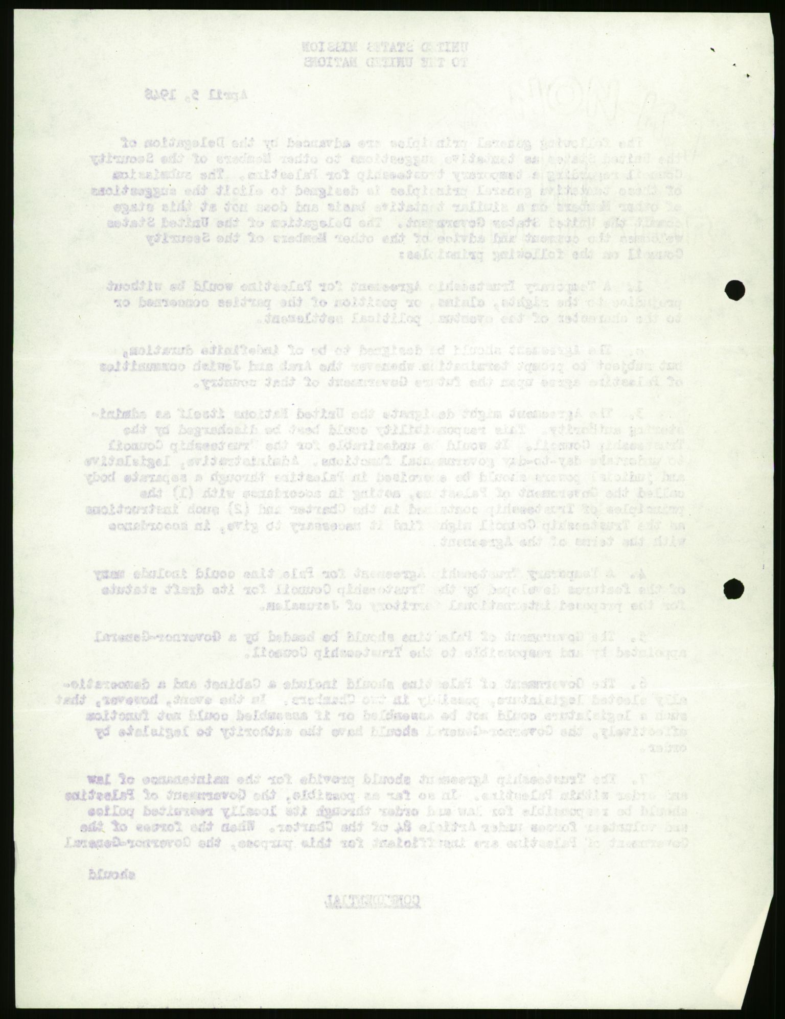 Lie, Trygve, AV/RA-PA-1407/D/L0024: Generalsekretærens papirer., 1945-1948, p. 306