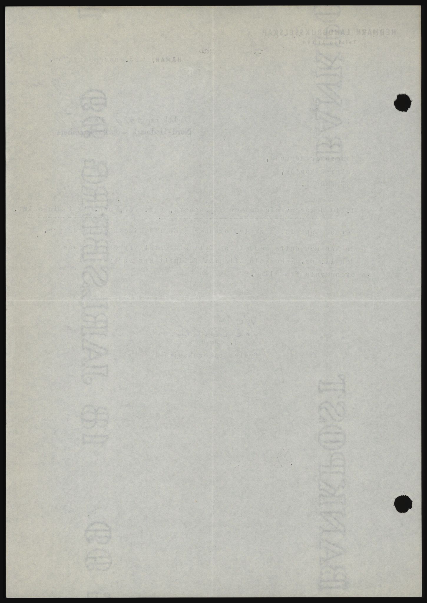 Nord-Hedmark sorenskriveri, SAH/TING-012/H/Hc/L0024: Mortgage book no. 24, 1966-1966, Diary no: : 5374/1966