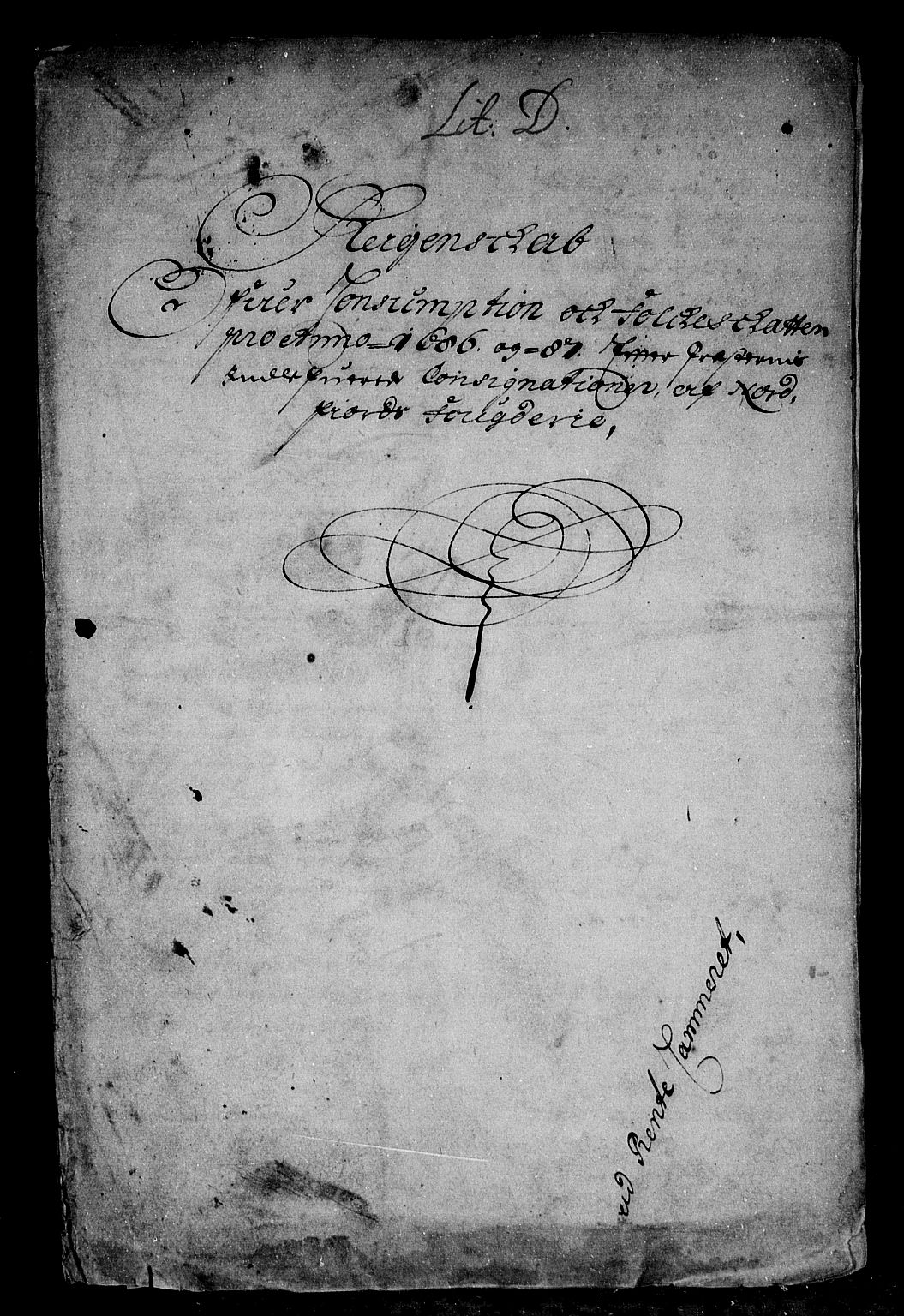 Rentekammeret inntil 1814, Reviderte regnskaper, Stiftamtstueregnskaper, Bergen stiftamt, AV/RA-EA-6043/R/Rc/L0084: Bergen stiftamt, 1687