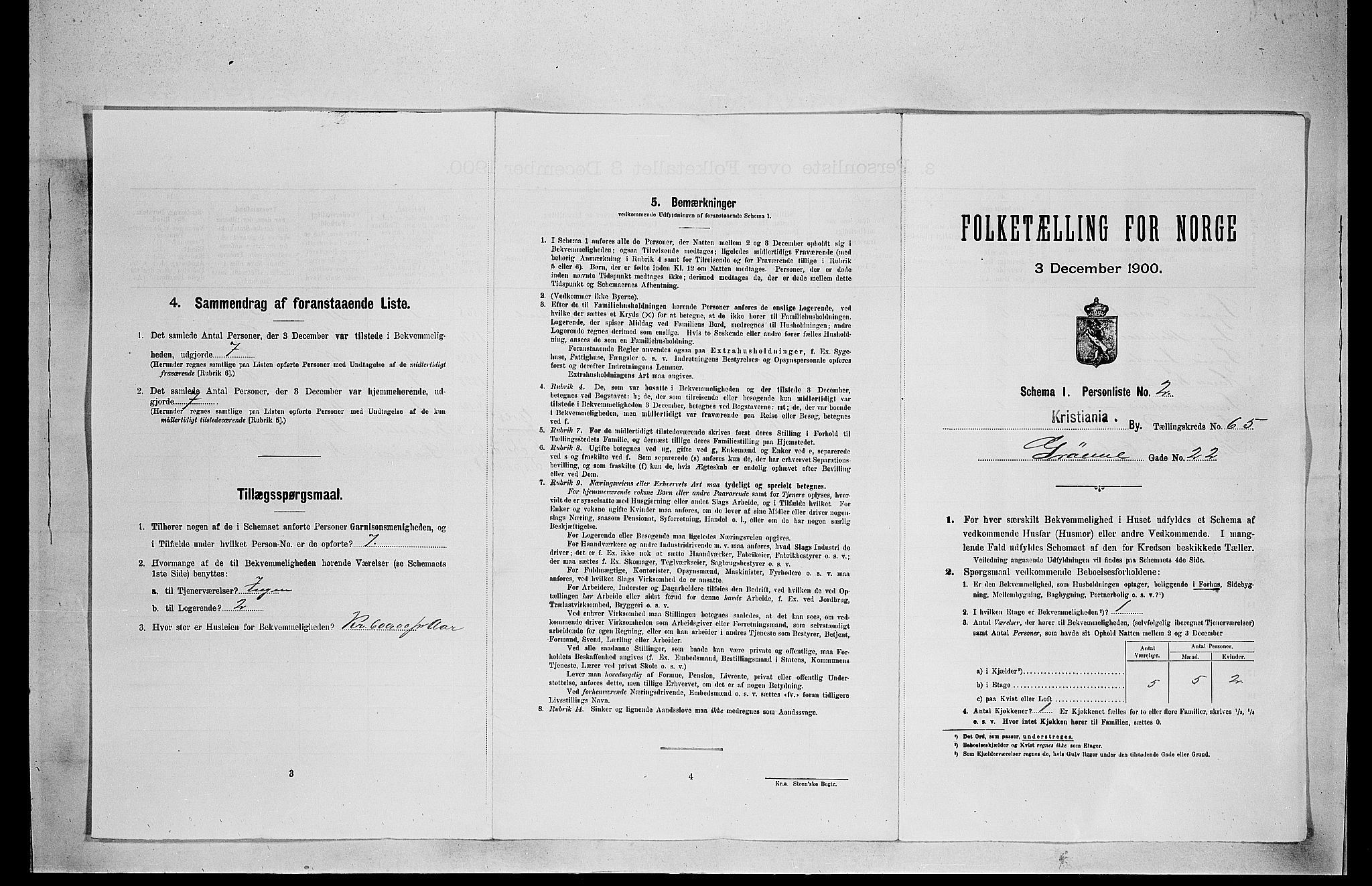 SAO, 1900 census for Kristiania, 1900, p. 30645