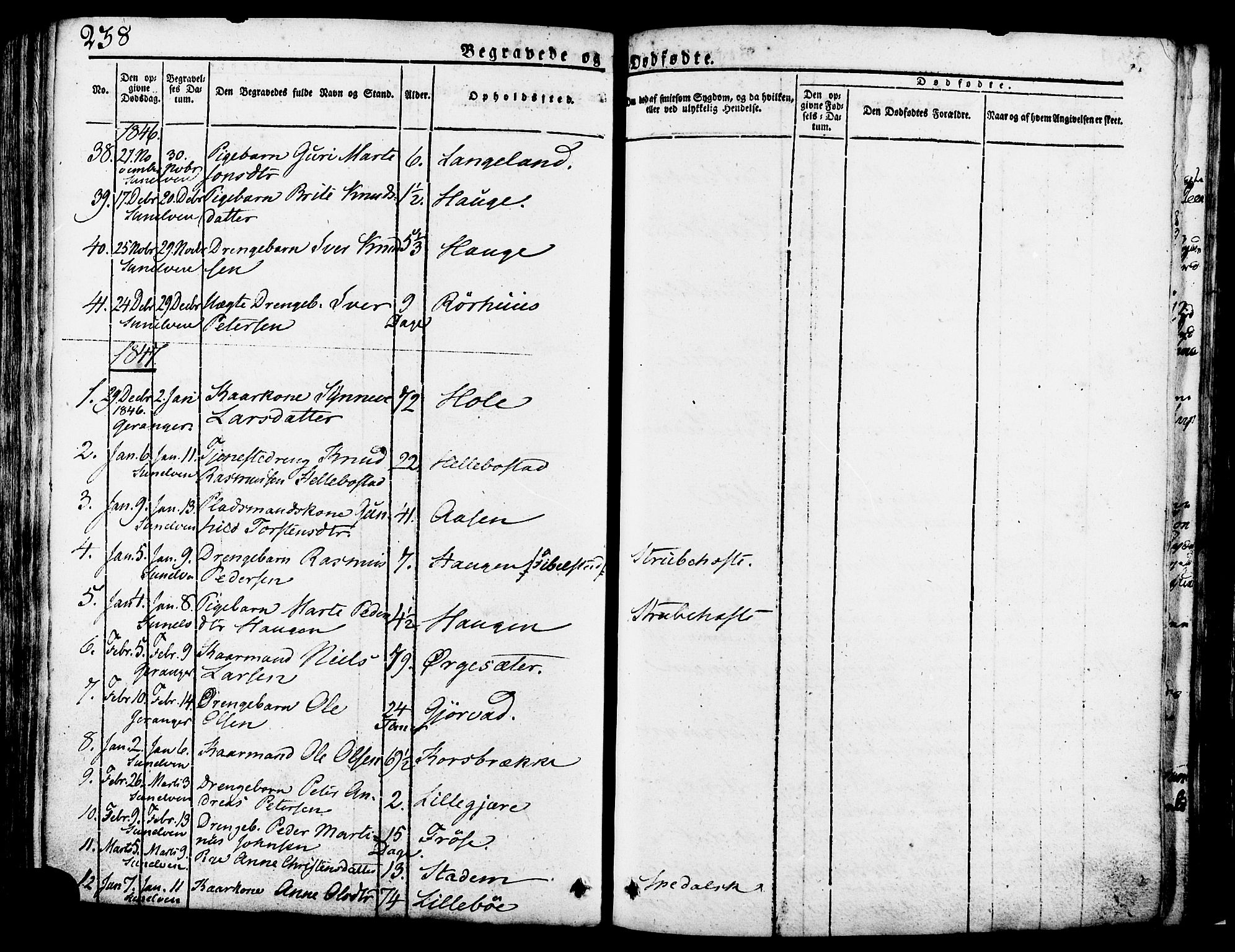 Ministerialprotokoller, klokkerbøker og fødselsregistre - Møre og Romsdal, SAT/A-1454/517/L0221: Parish register (official) no. 517A01, 1827-1858, p. 238