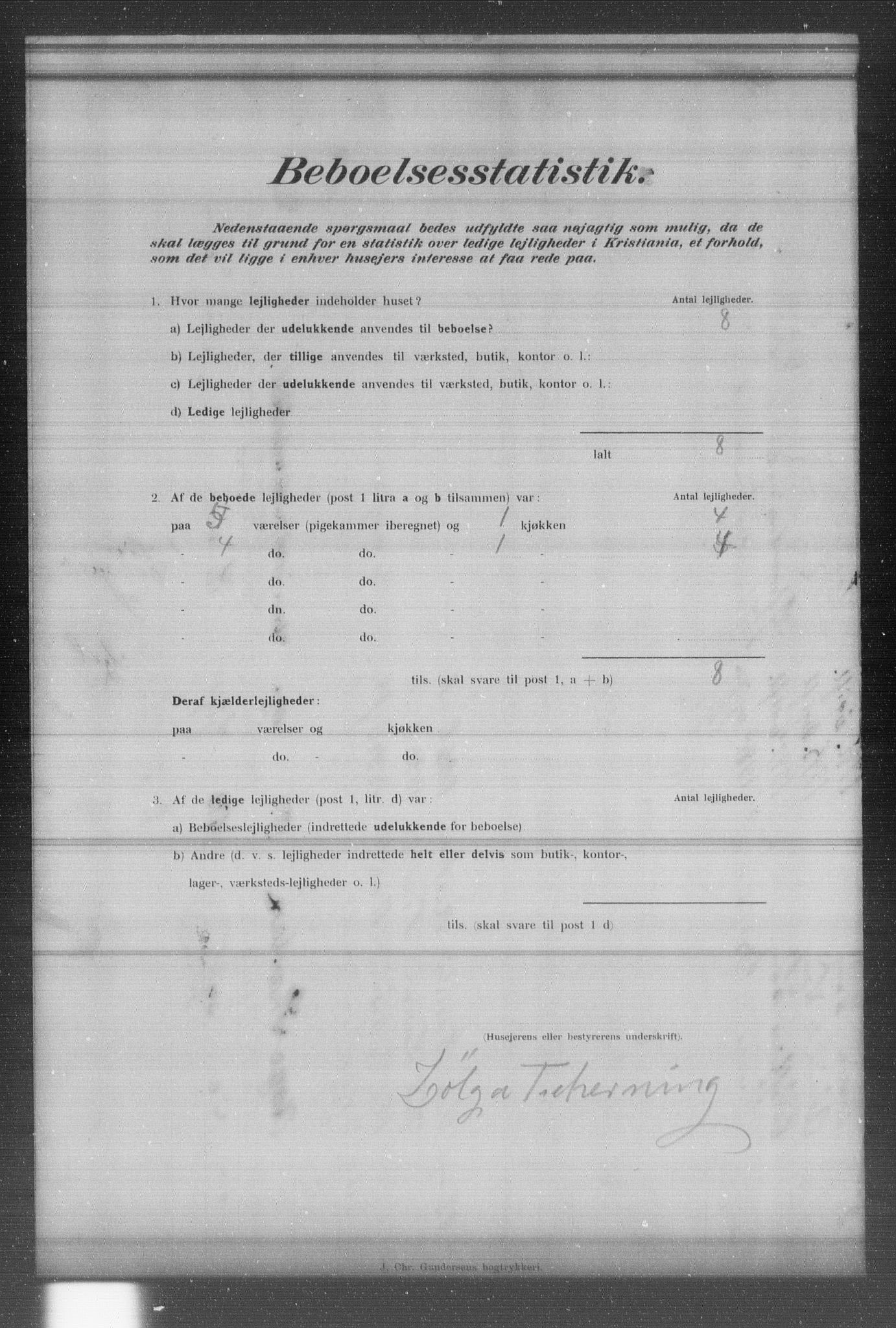 OBA, Municipal Census 1902 for Kristiania, 1902, p. 16103