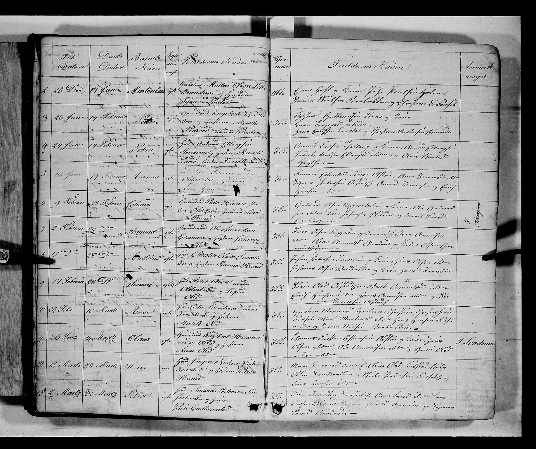 Gausdal prestekontor, SAH/PREST-090/H/Ha/Hab/L0005: Parish register (copy) no. 5, 1846-1867, p. 6