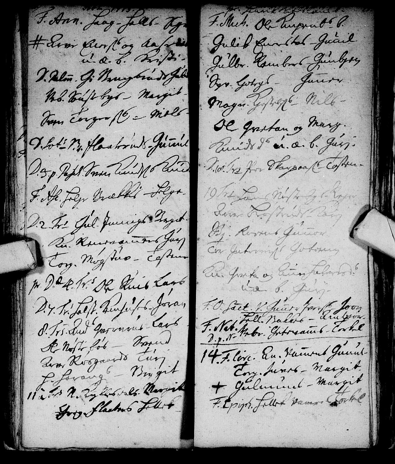 Nore kirkebøker, SAKO/A-238/F/Fc/L0001: Parish register (official) no. III 1, 1696-1714, p. 20-21