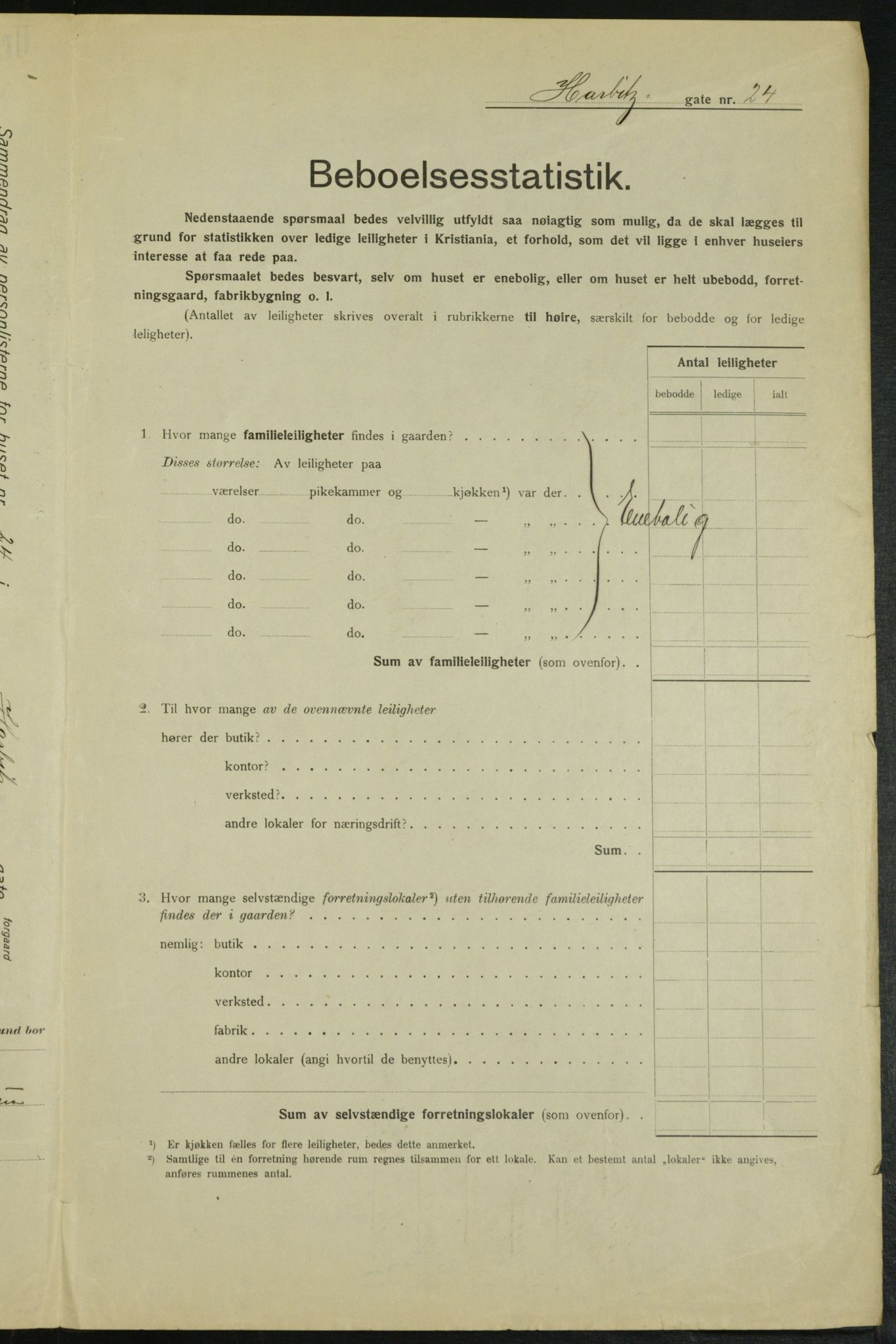 OBA, Municipal Census 1915 for Kristiania, 1915, p. 80932