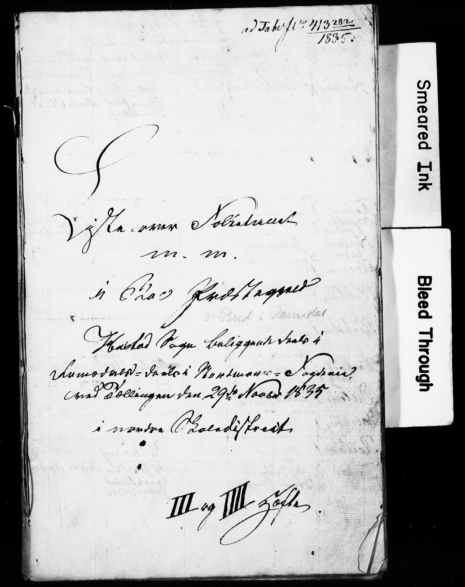 , Census 1835 for Bud, 1835, p. 22