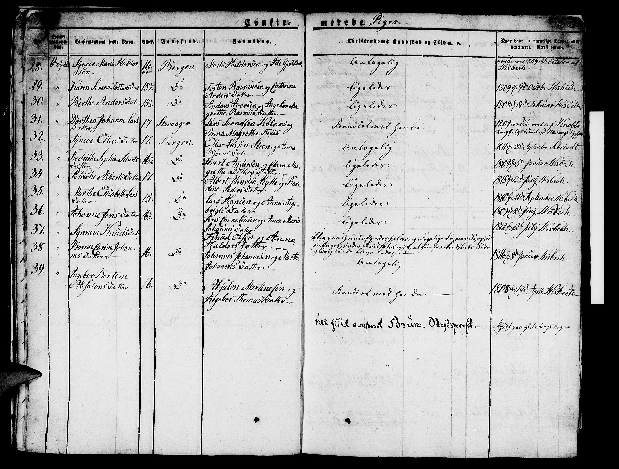 Domkirken sokneprestembete, AV/SAB-A-74801/H/Hab/L0002: Parish register (copy) no. A 2, 1821-1839, p. 302